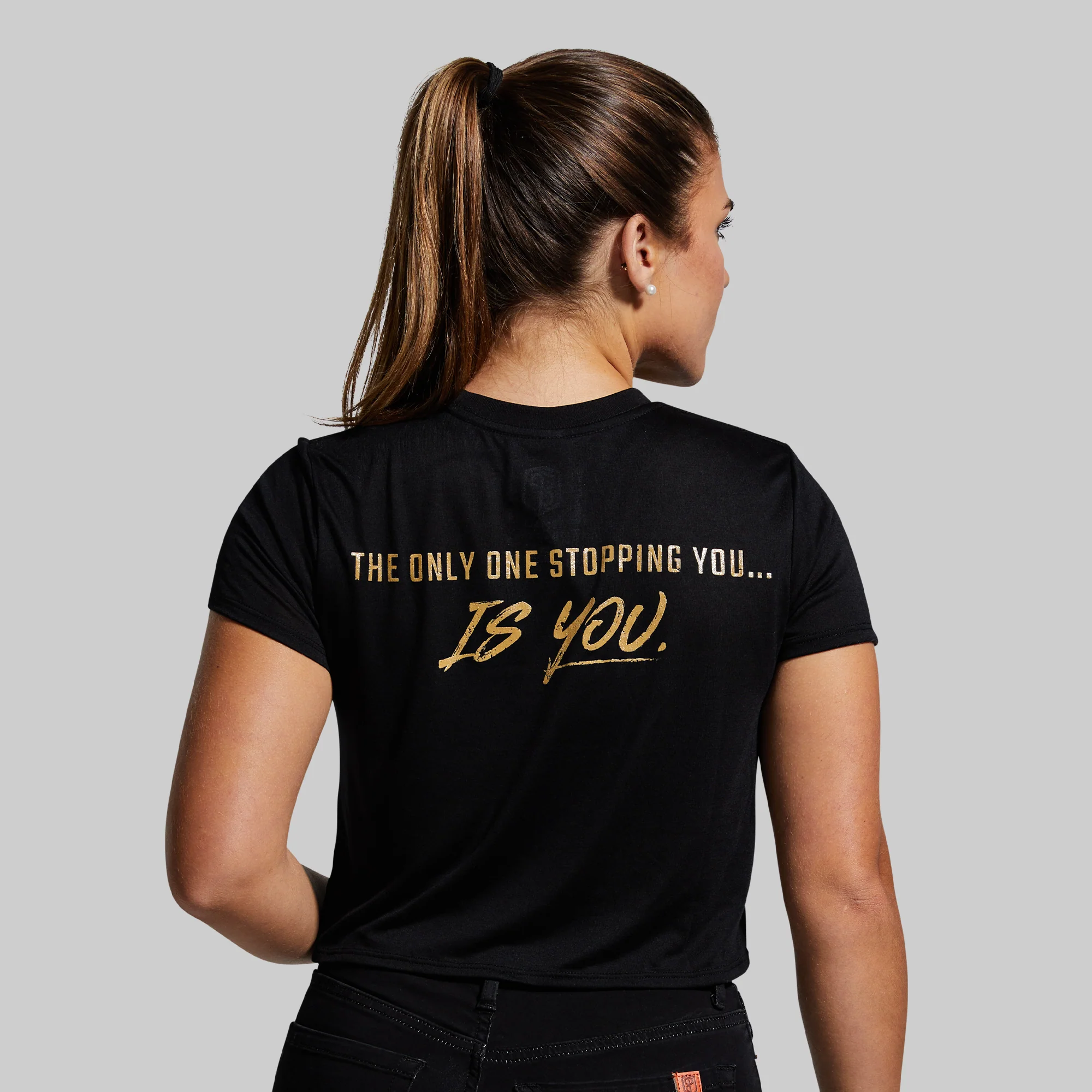 Iron Savage Crop Tee (Black) - Image 2