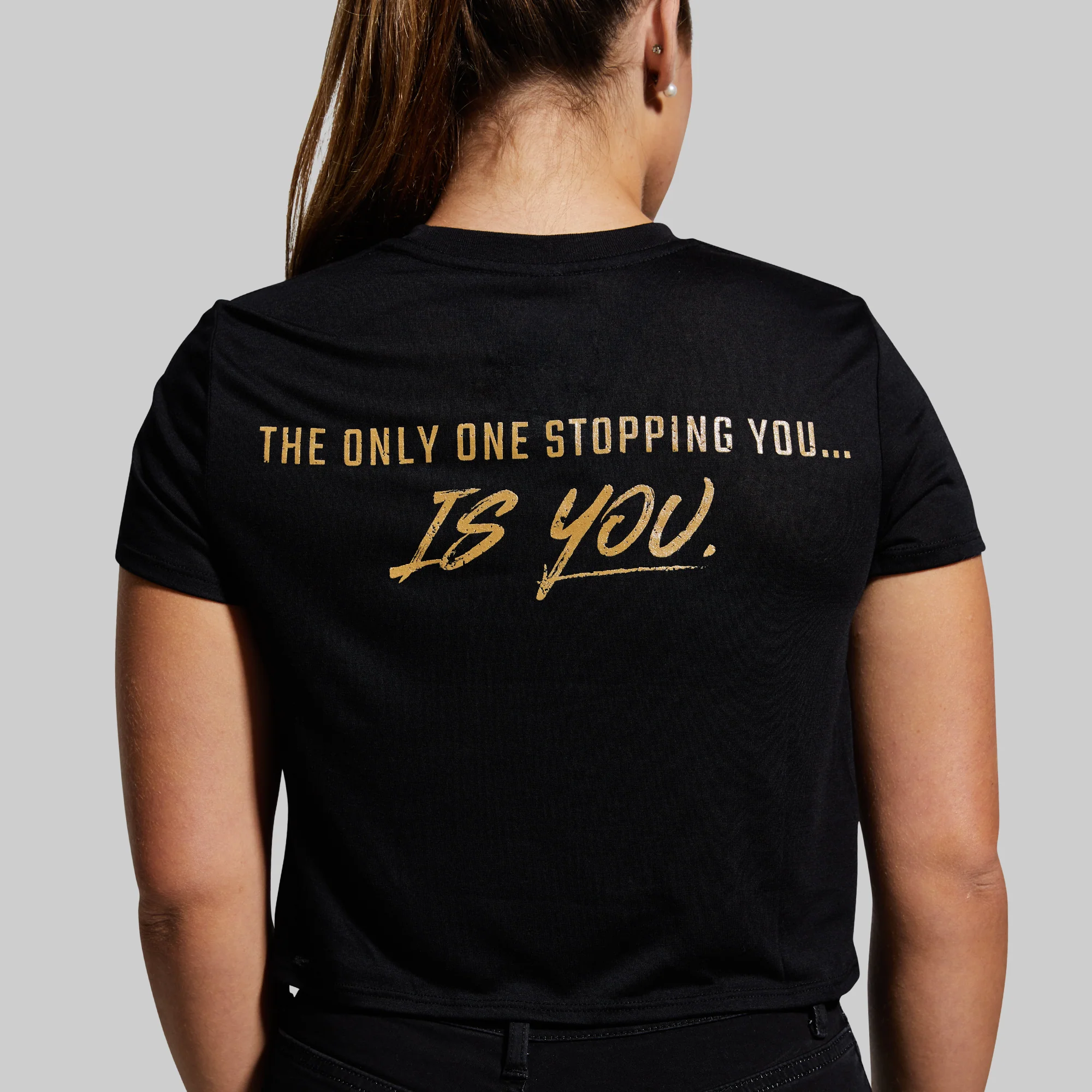 Iron Savage Crop Tee (Black) - Image 4
