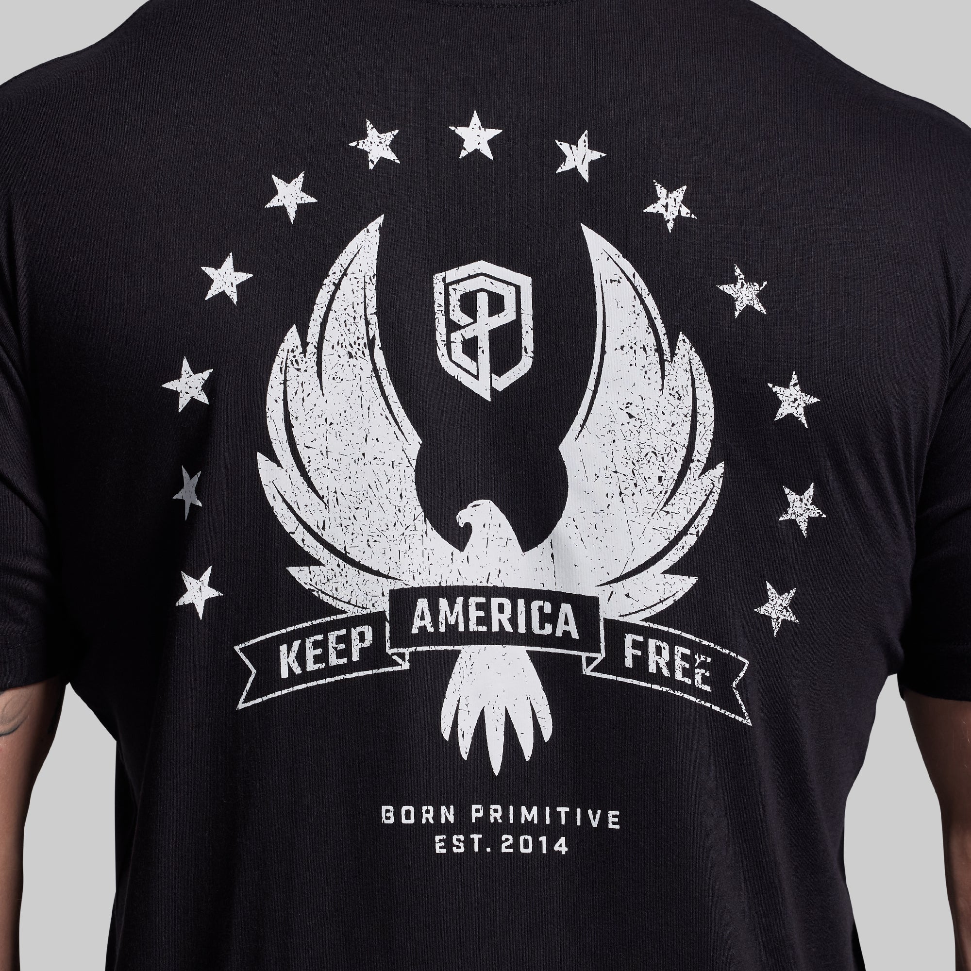 Keep America Free Tee (Black) - Image 4
