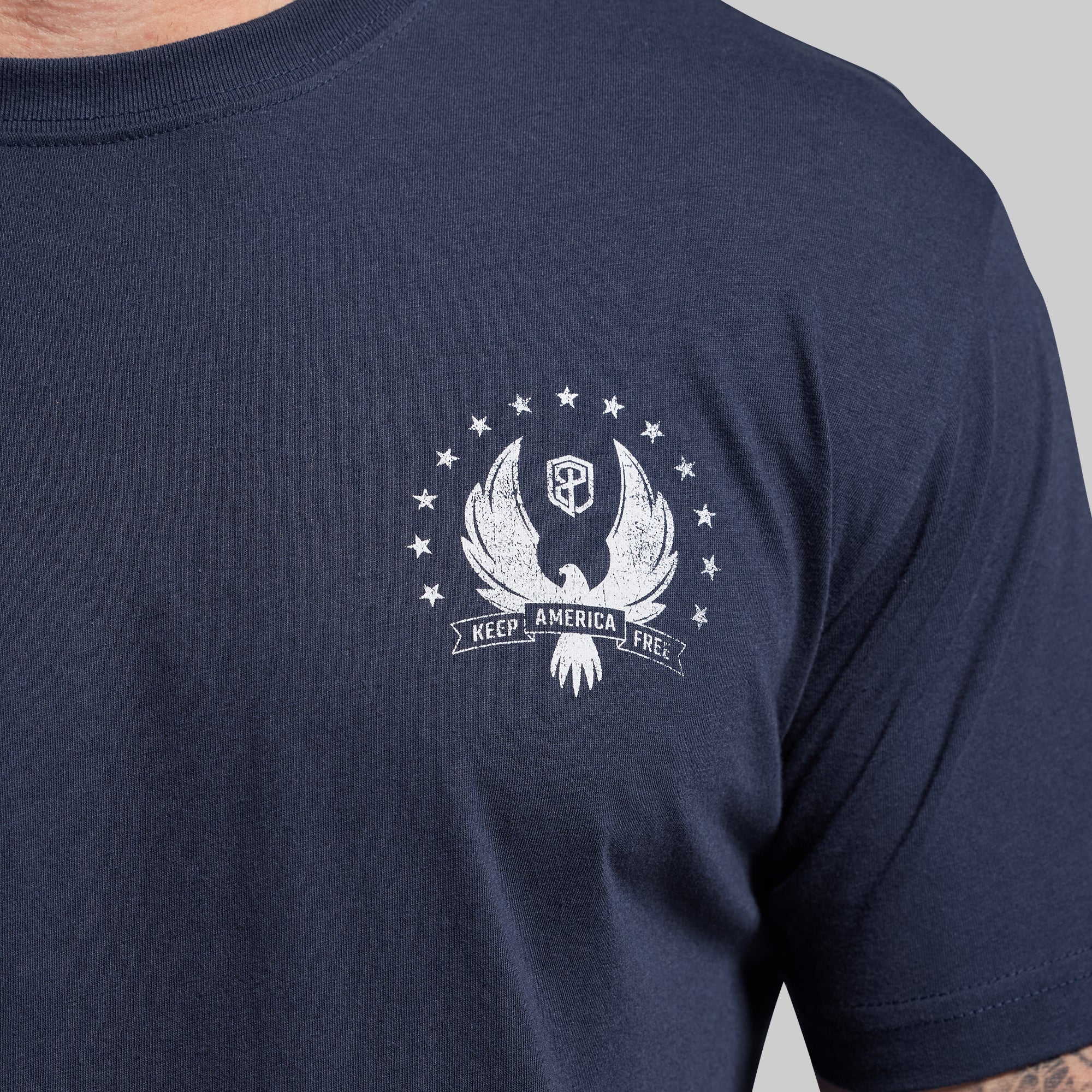 Keep America Free Tee (Navy) - Image 3