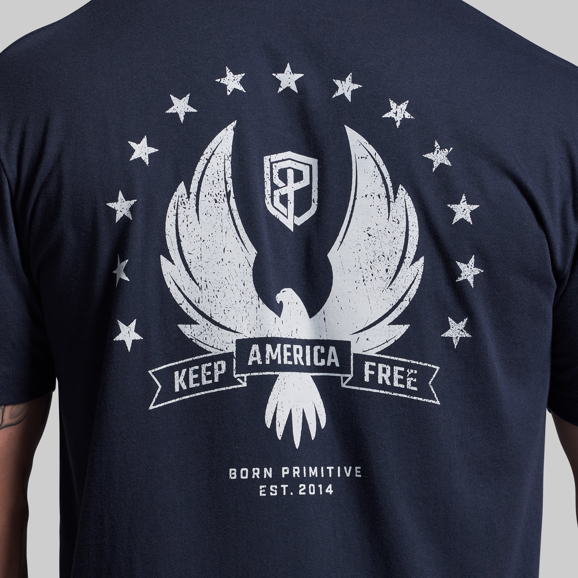 Keep America Free Tee (Navy) - Image 4