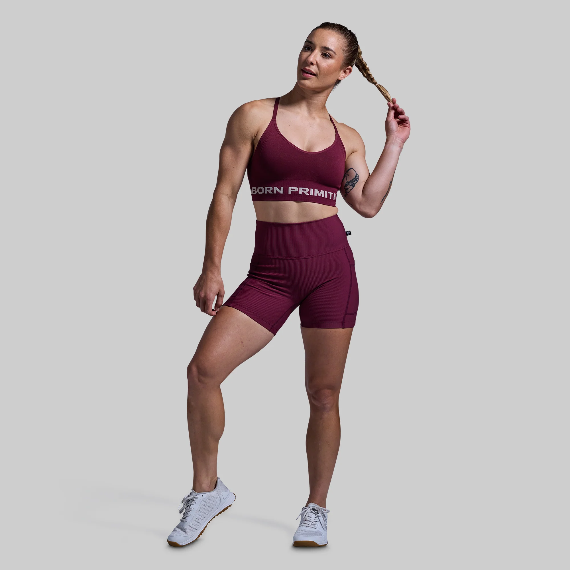 Level Up Sports Bra (Garnet) - Image 5