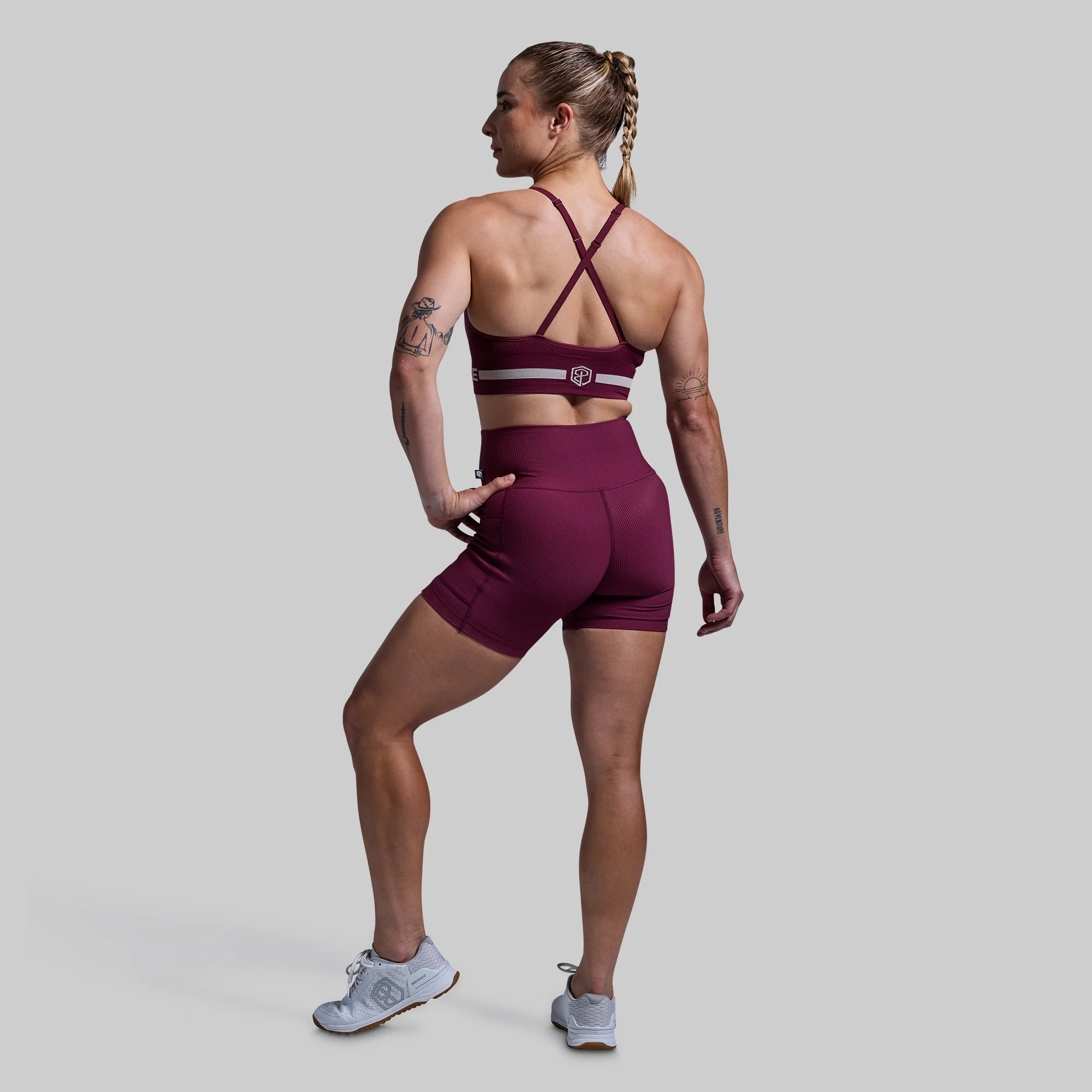 Level Up Sports Bra (Garnet) - Image 6
