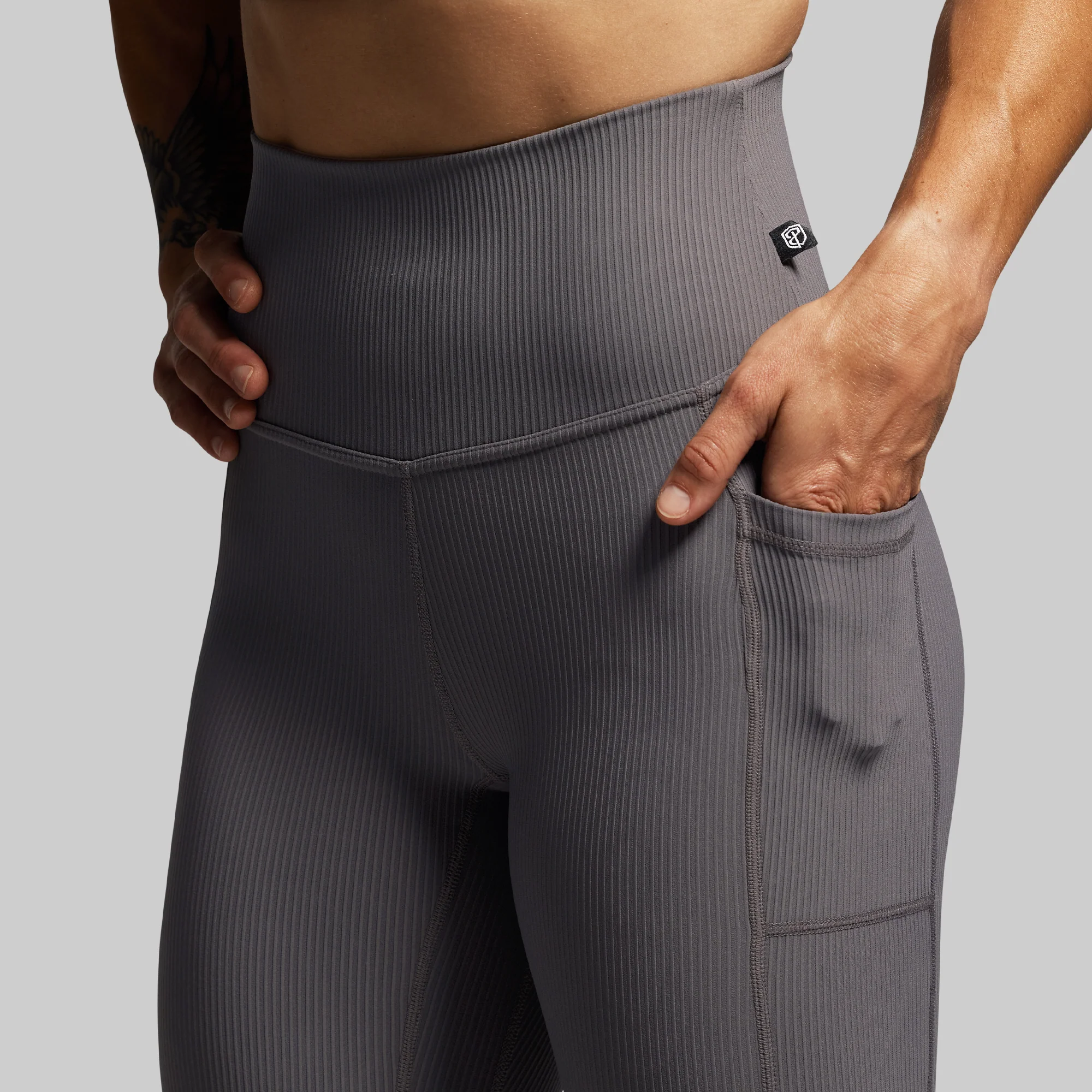 Limitless Legging w/ Pockets (Dark Grey) - Image 4