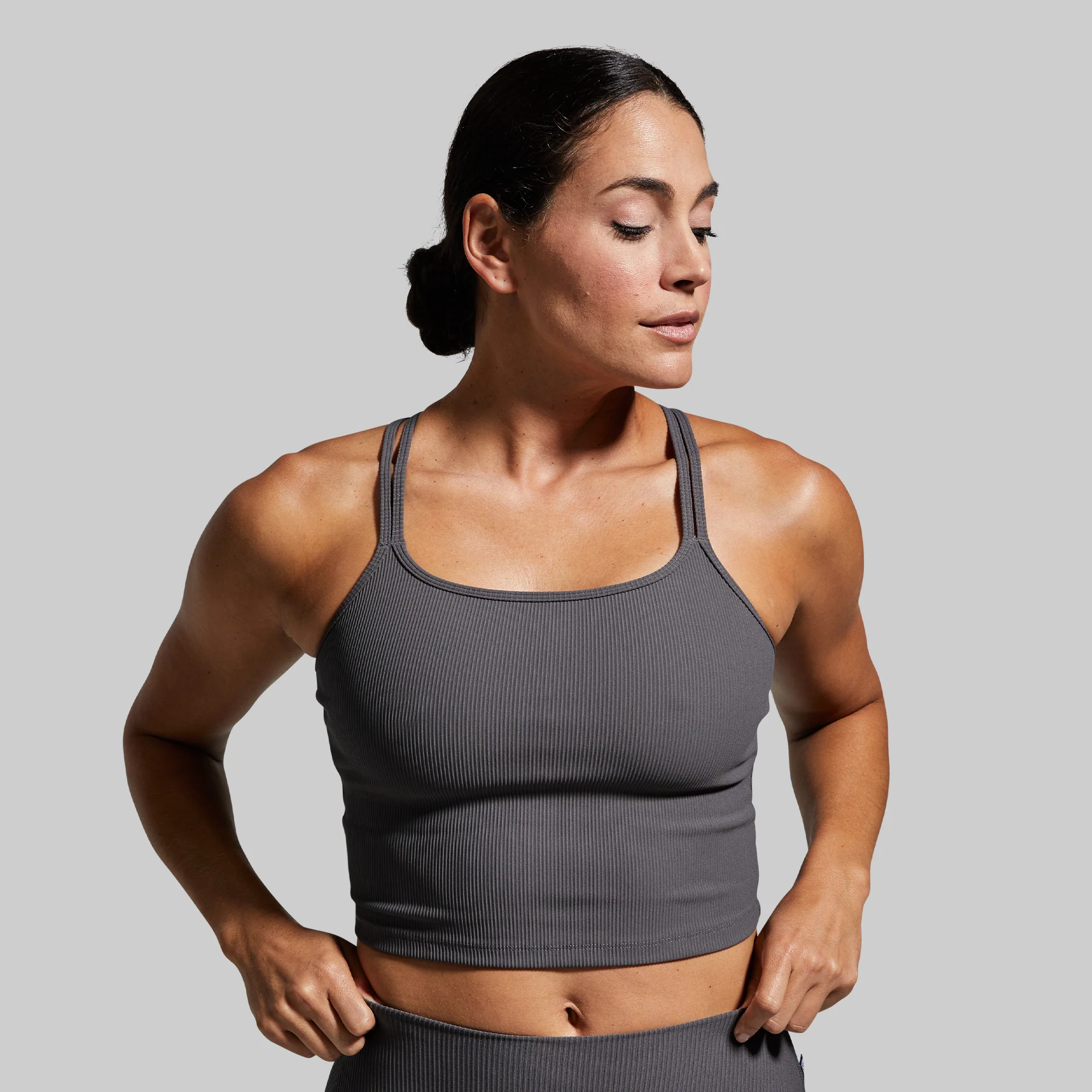 Limitless Sports Bra (Dark Grey) - Image 2