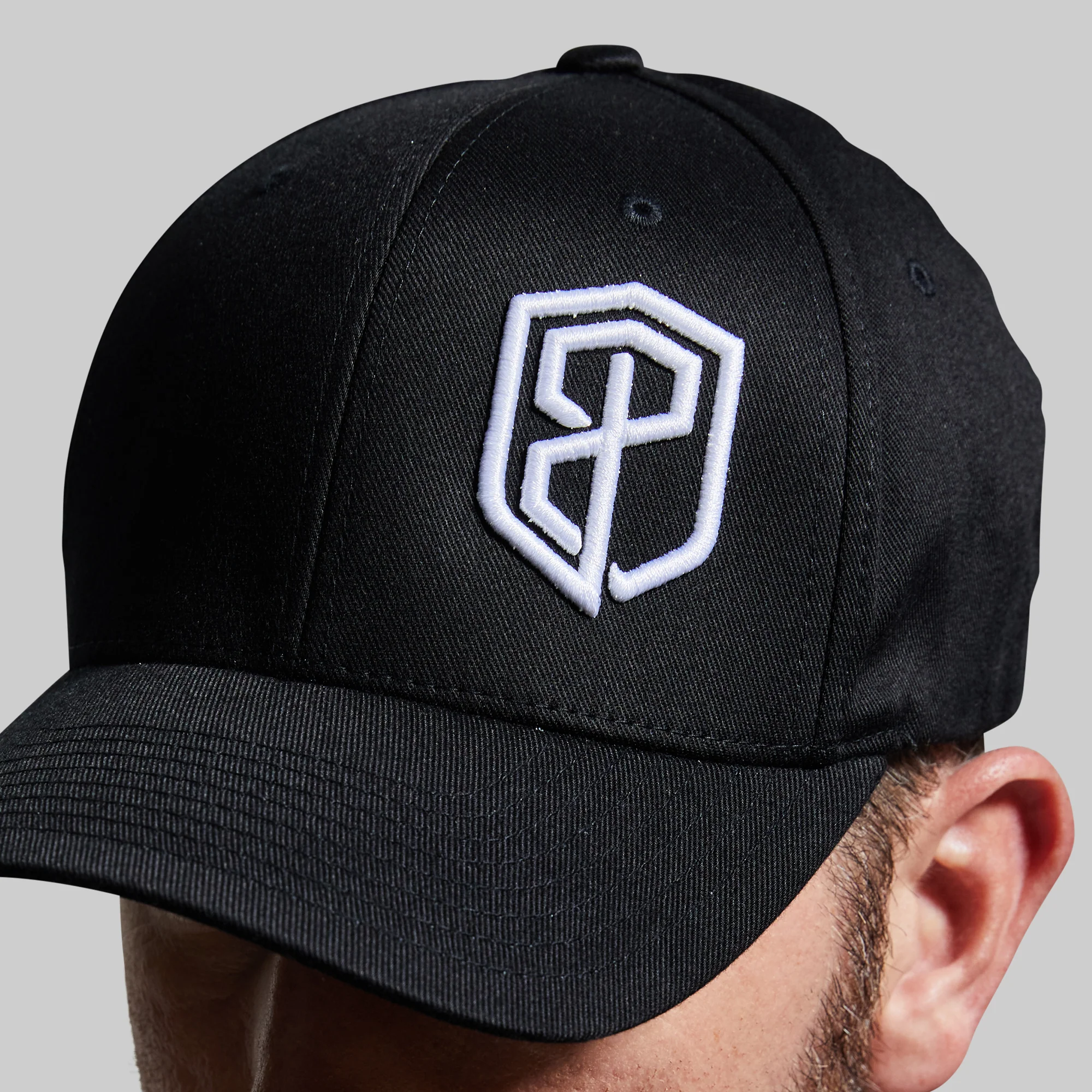 Logo FlexFit Hat (Black) - Image 4