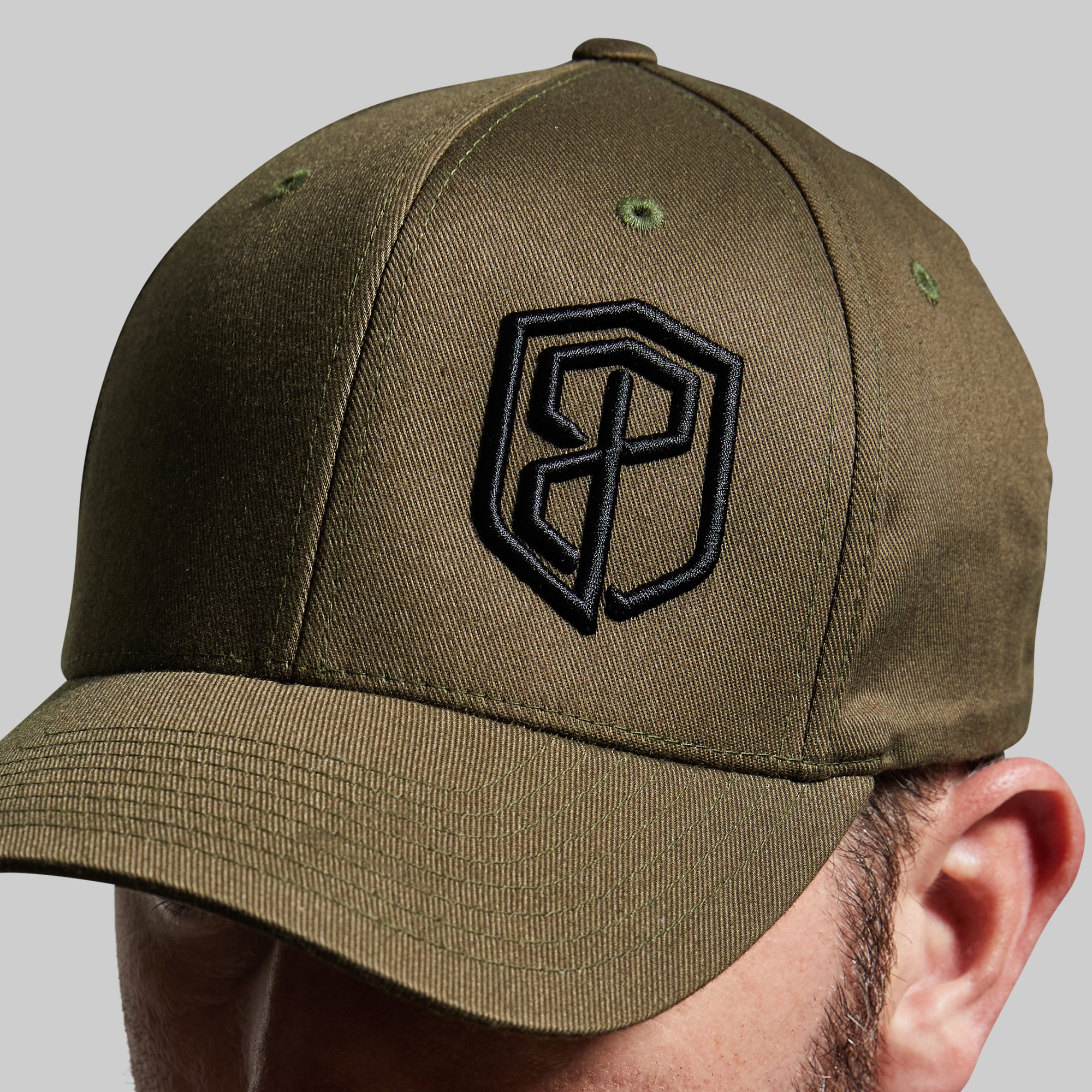 Logo FlexFit Hat (Tactical Green) - Image 4