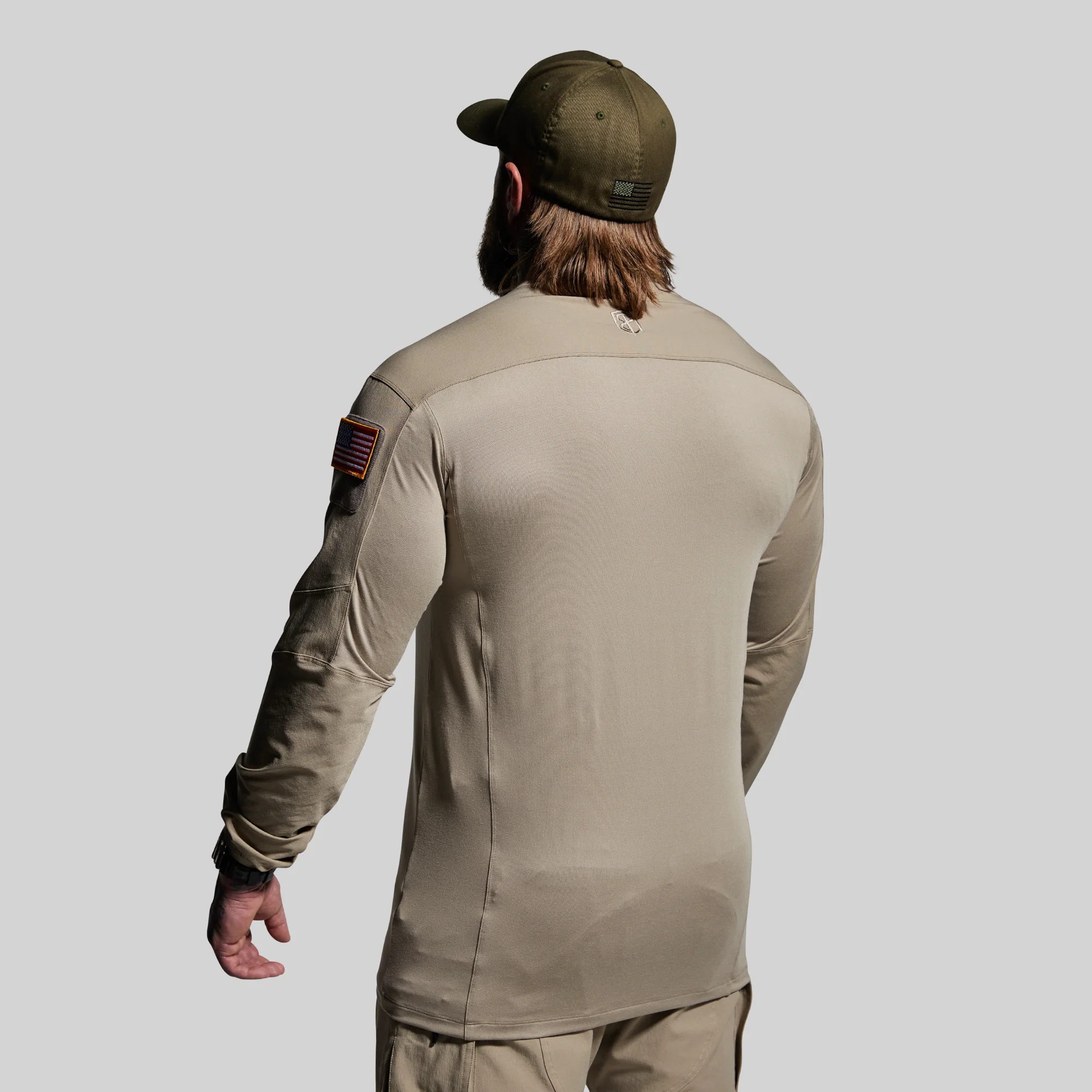 Long Sleeve Op Top (Desert Tan) - Image 5