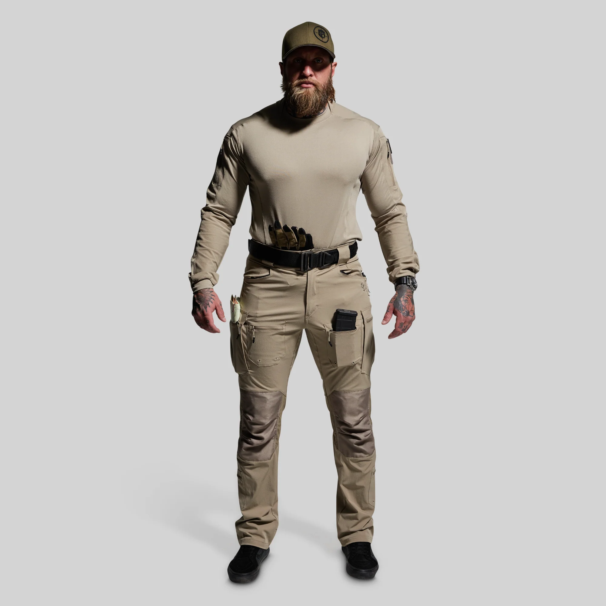 Long Sleeve Op Top (Desert Tan) - Image 8