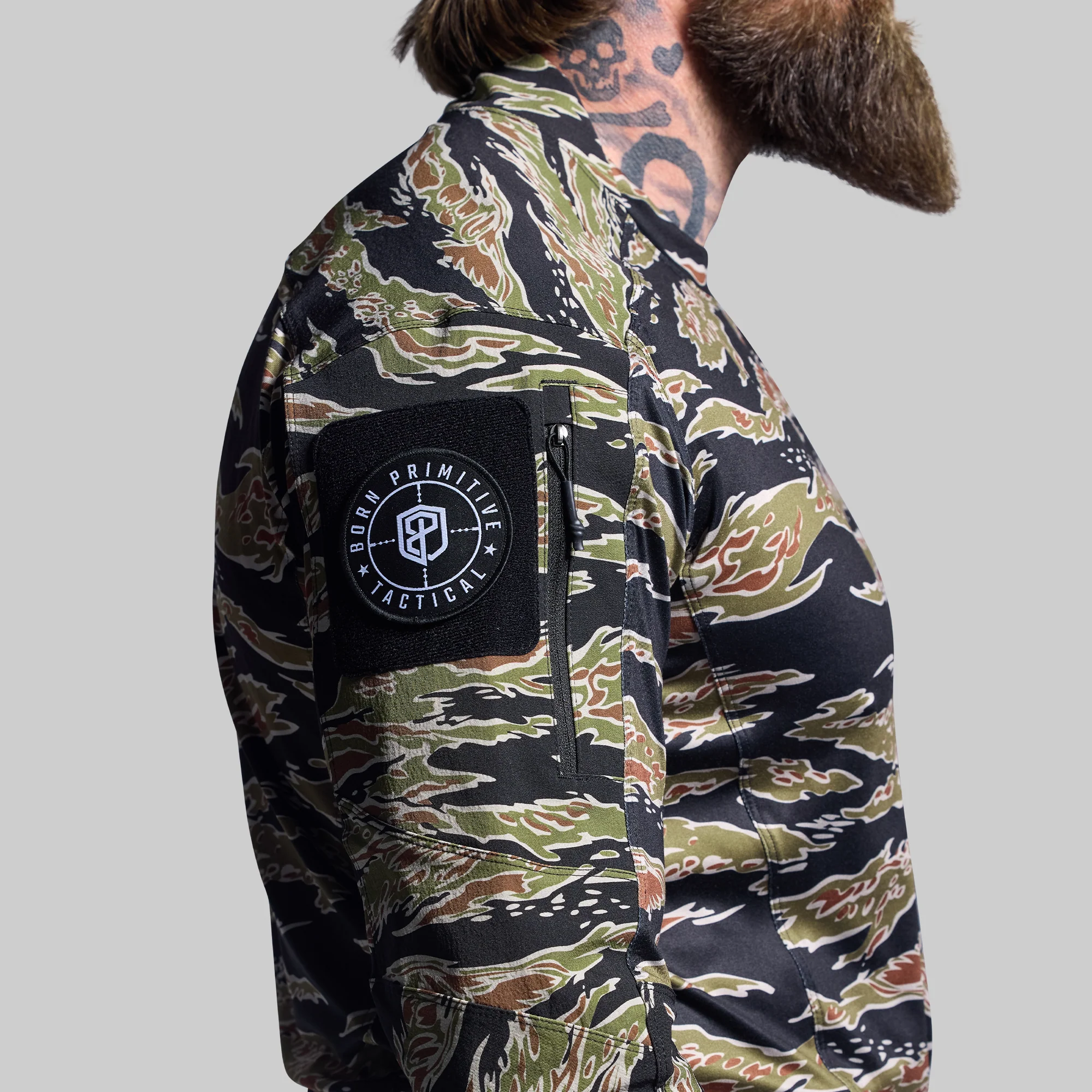 Long Sleeve Op Top (Jungle Tiger) - Image 7