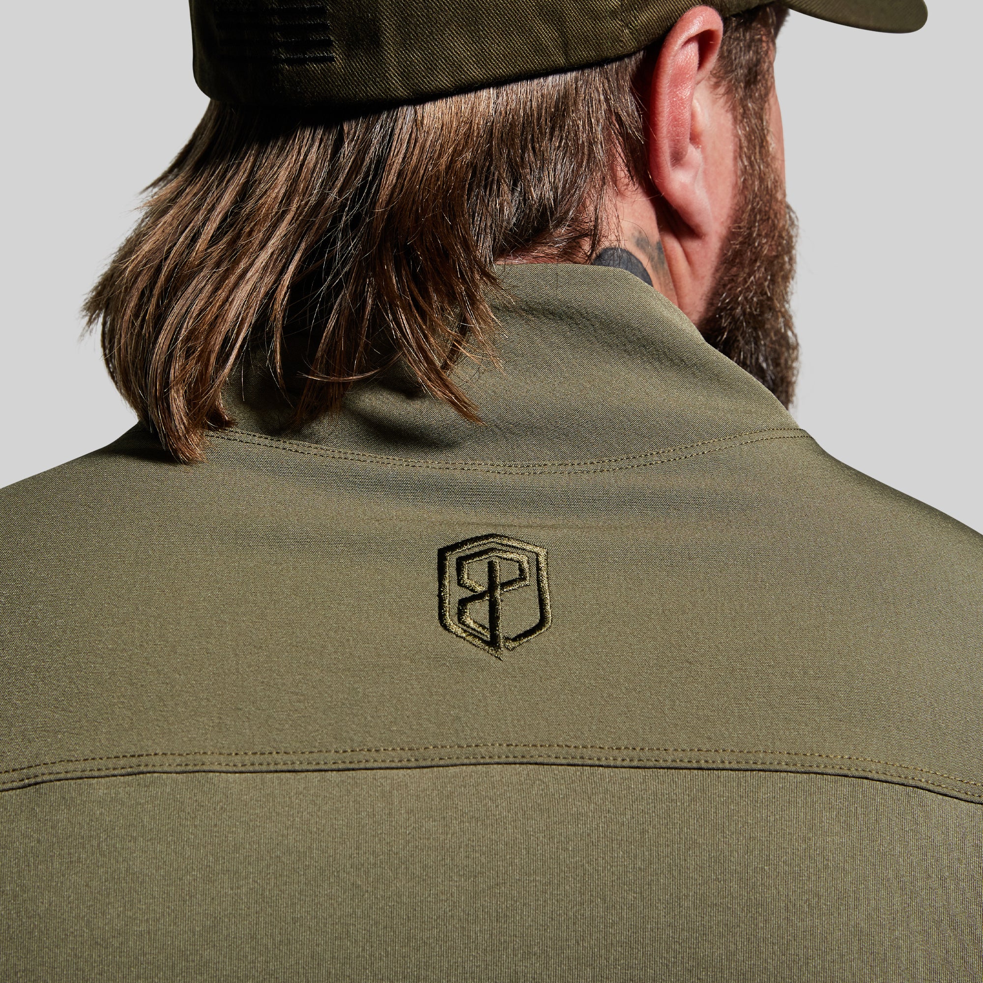 Long Sleeve Op Top (OD Green) - Image 3
