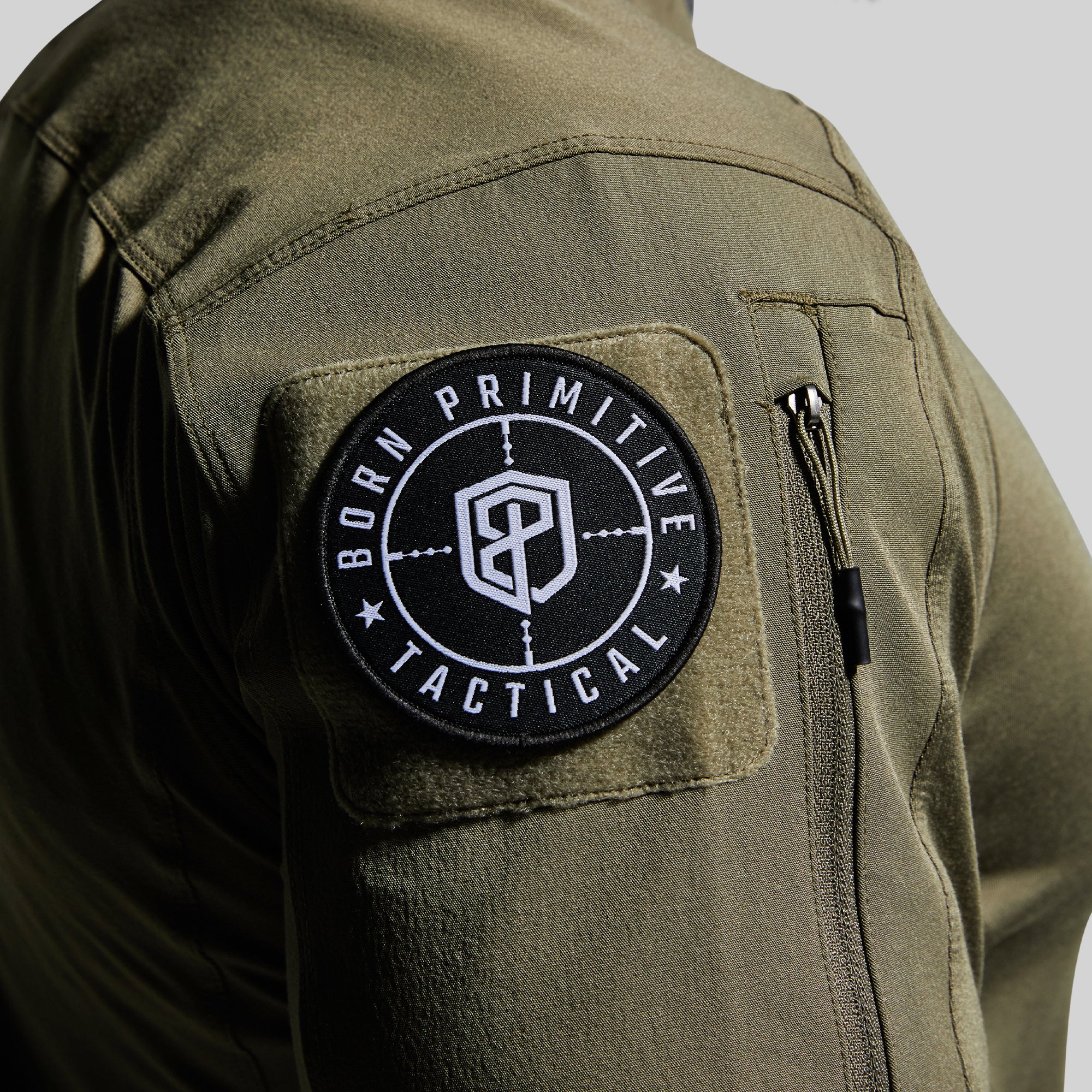Long Sleeve Op Top (OD Green) - Image 5
