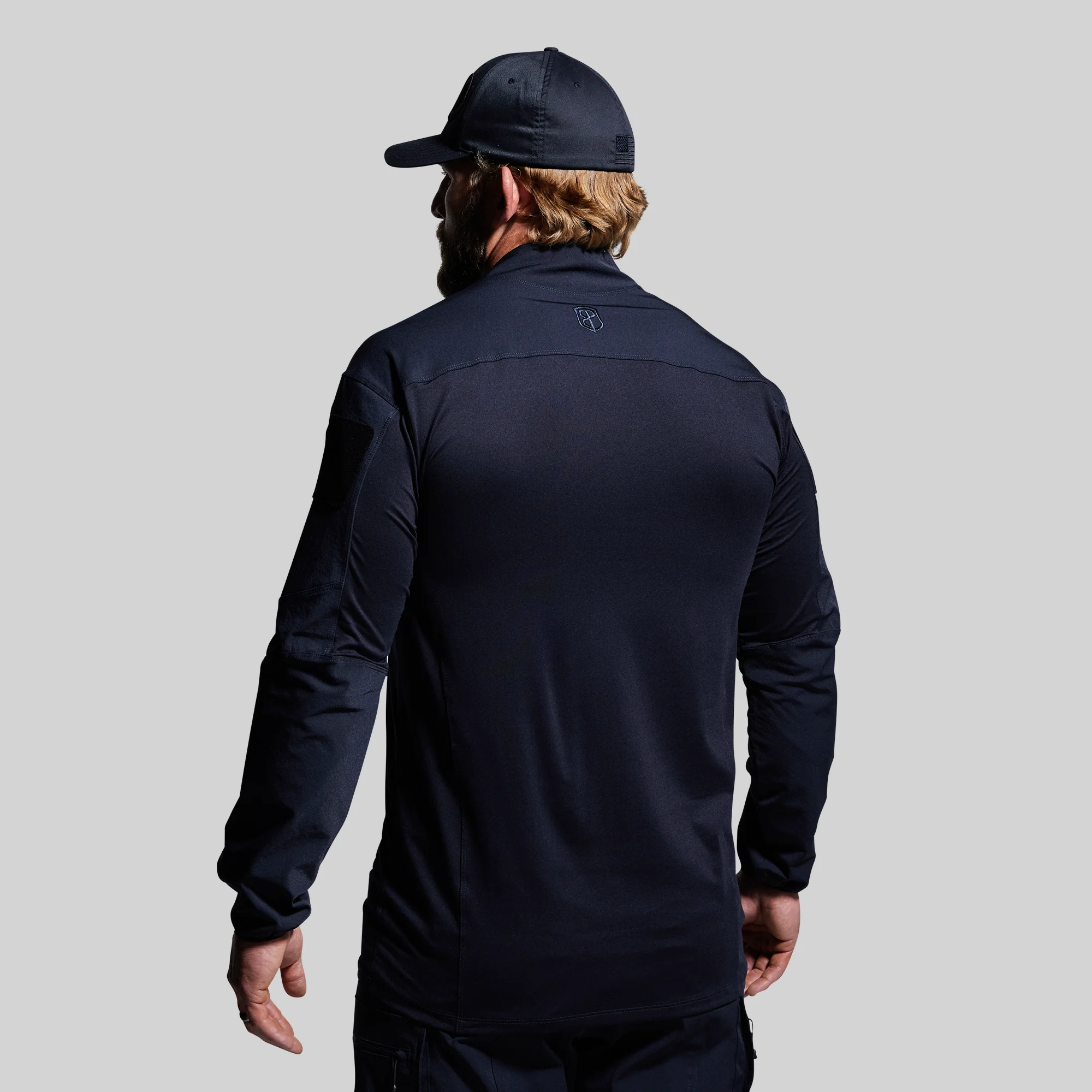 Long Sleeve Op Top (Police Blue) - Image 3