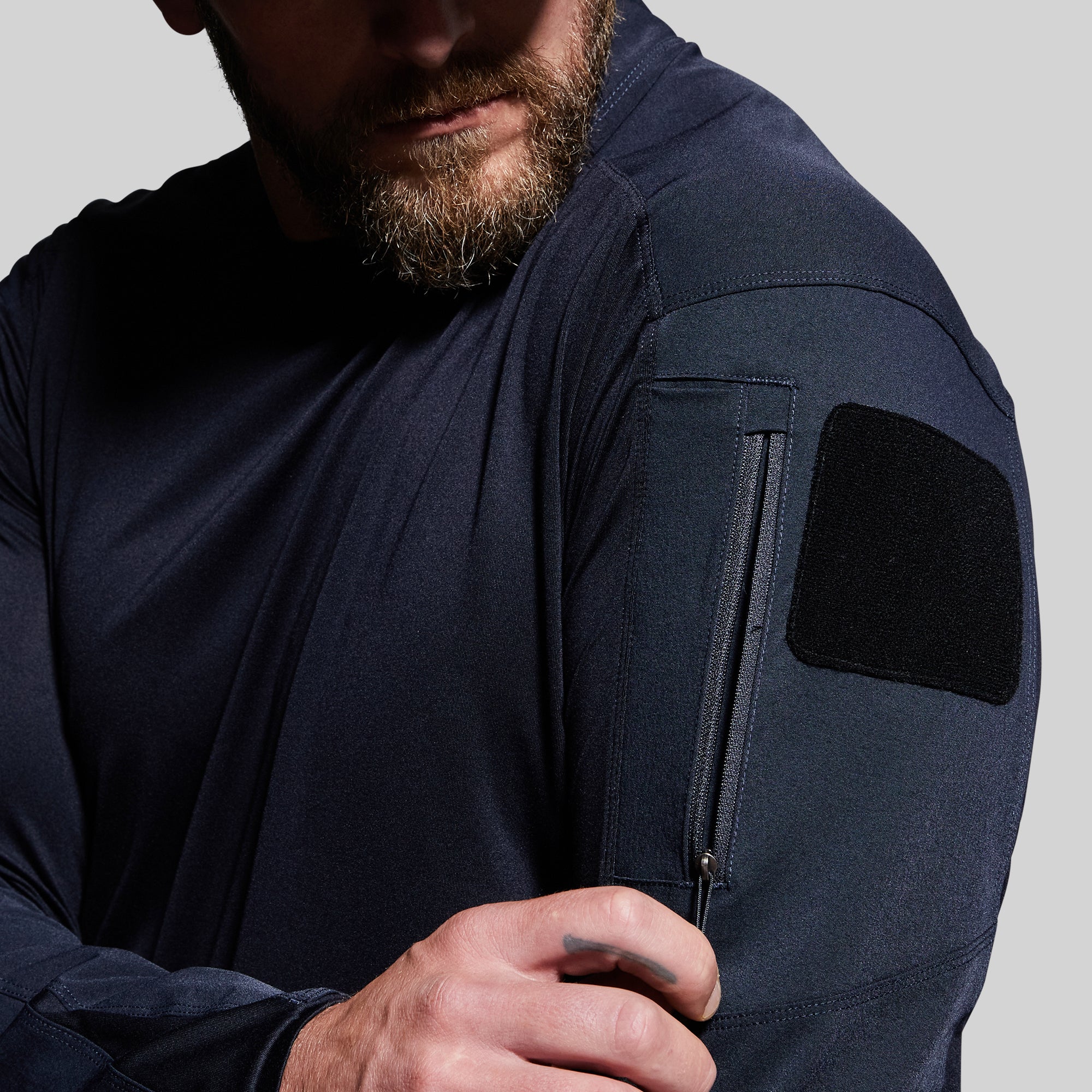 Long Sleeve Op Top (Police Blue) - Image 4
