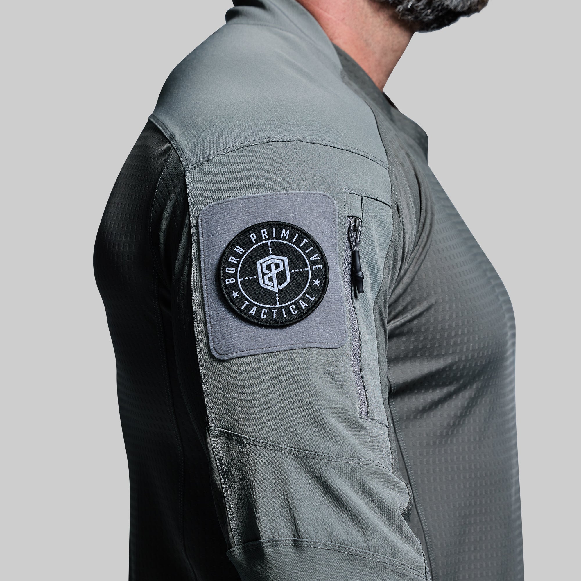 Long Sleeve Op Top Pro (Wolf Grey) - Image 4