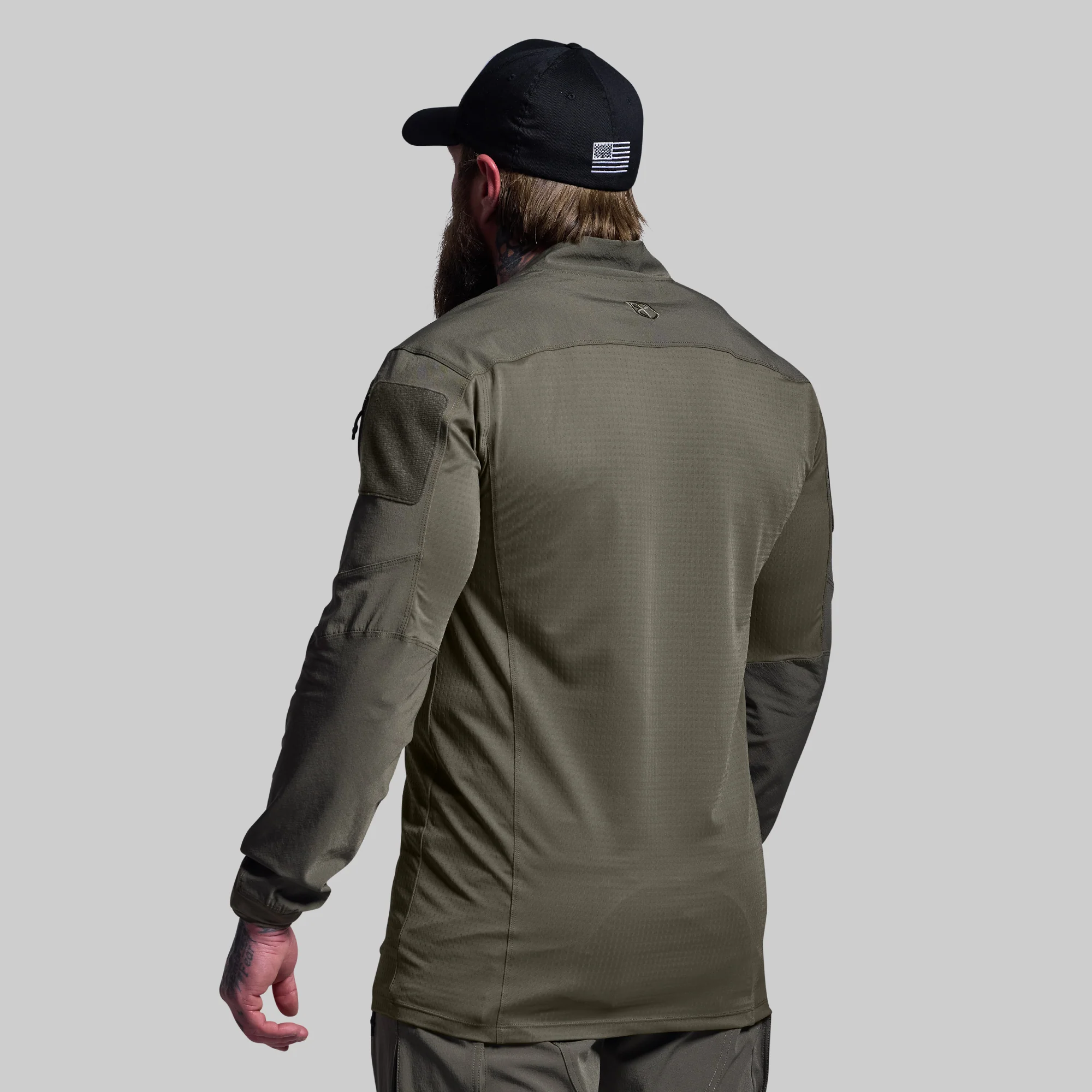 Long Sleeve Op Top (Ranger Green) - Image 10