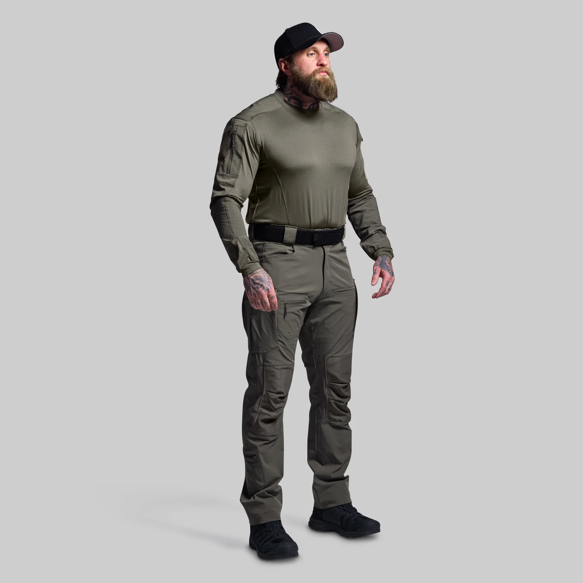 Long Sleeve Op Top (Ranger Green) - Image 11