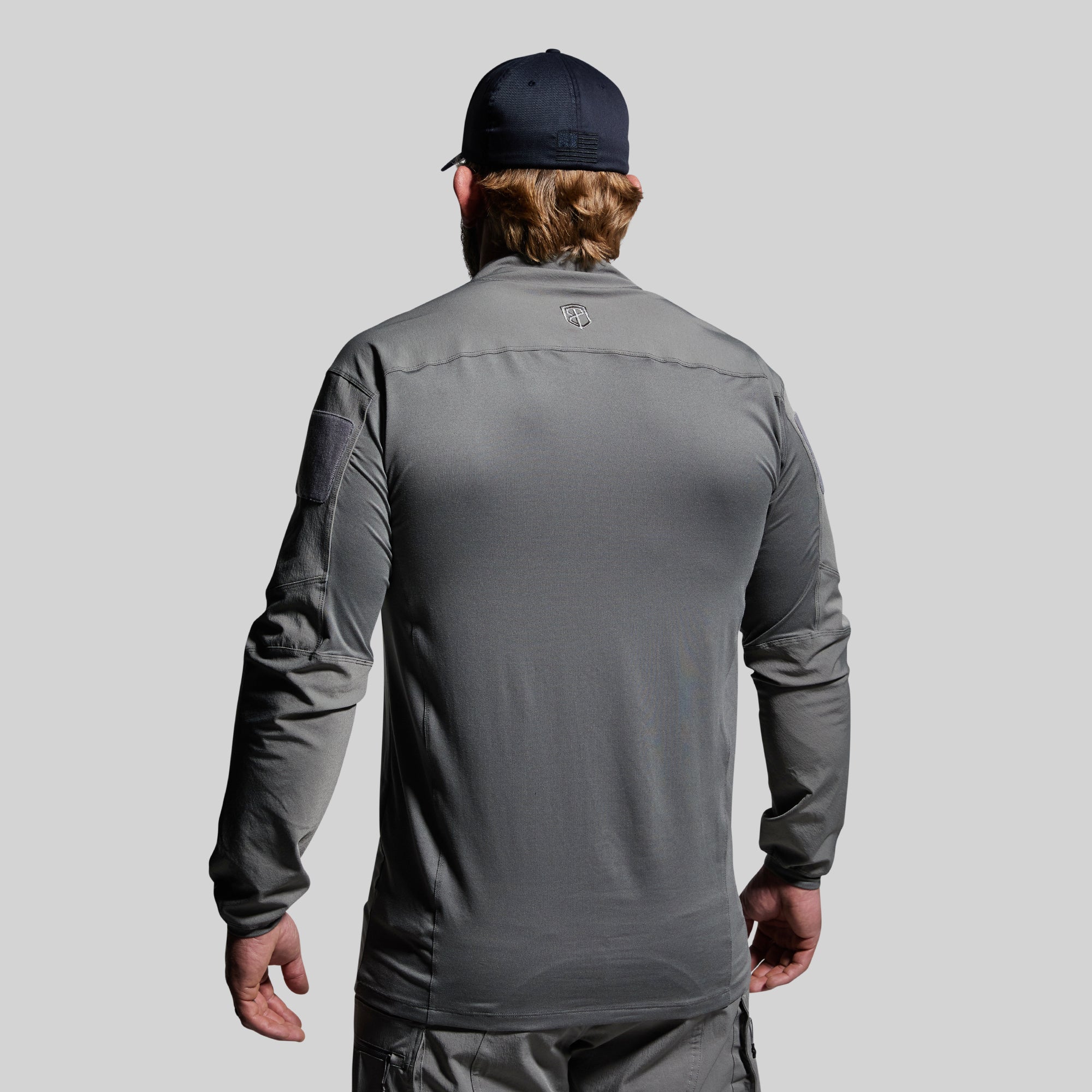 Long Sleeve Op Top (Wolf Grey) - Image 4