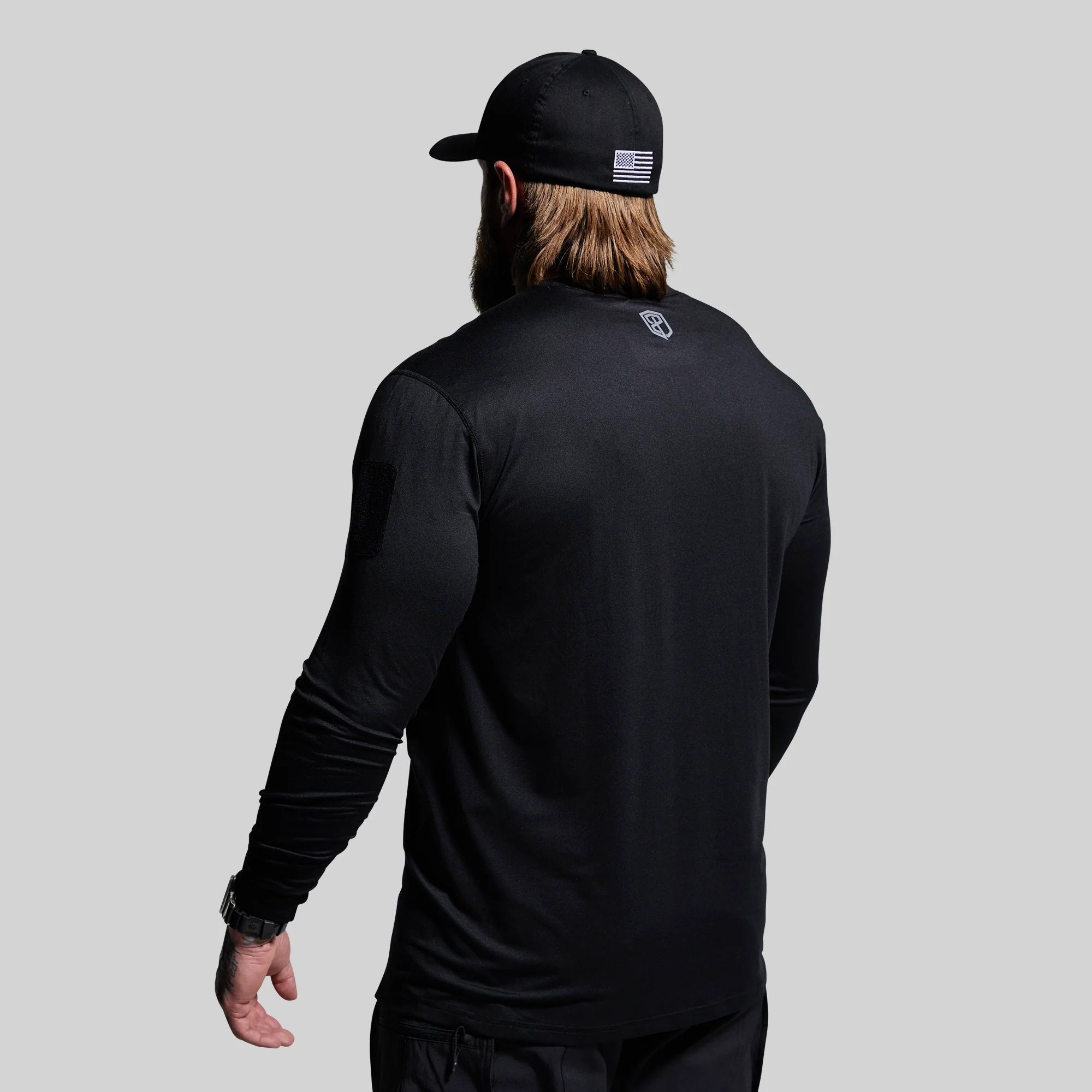 Long Sleeve Range Shirt (Black) - Image 6