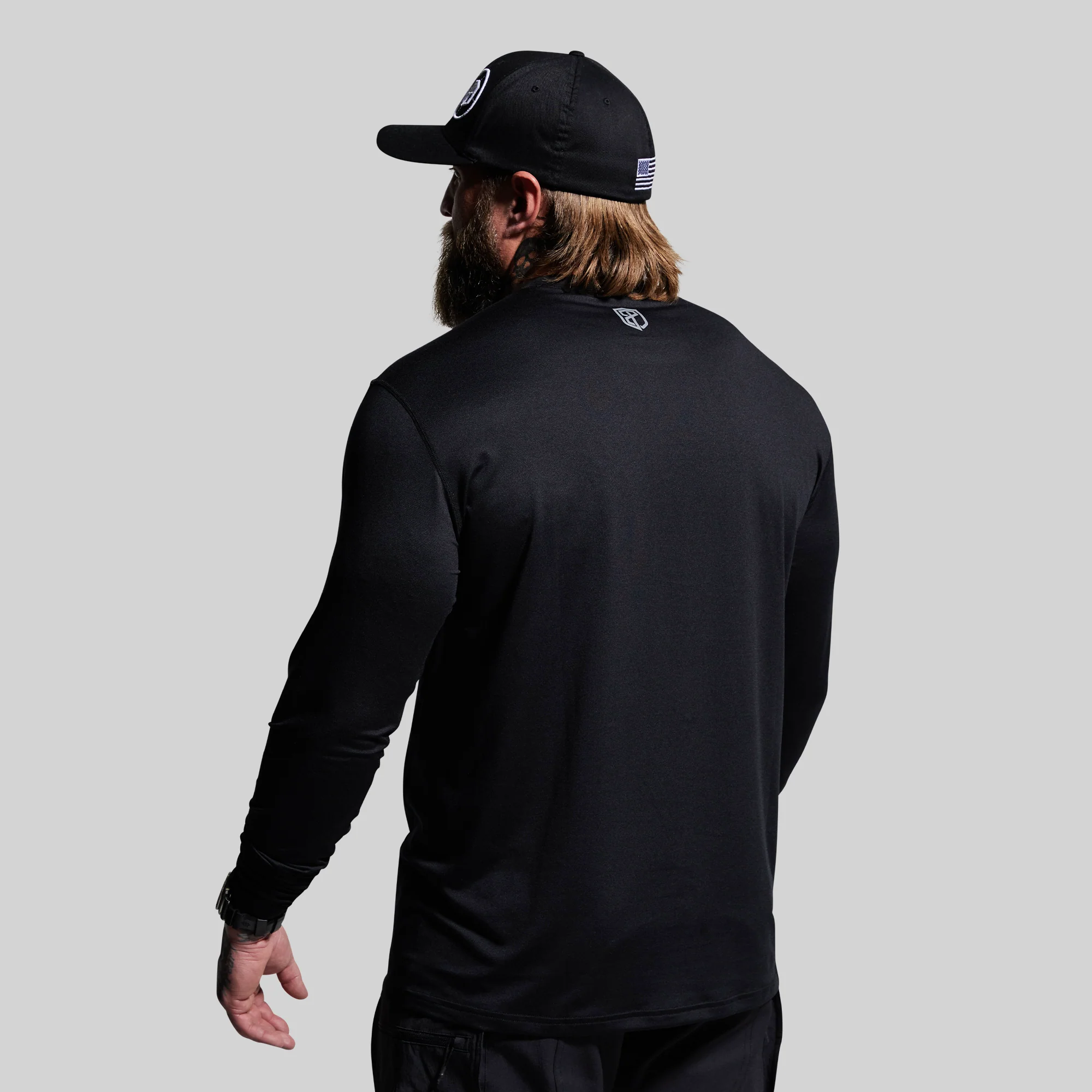 Long Sleeve Range Shirt Flag (Black) - Image 3