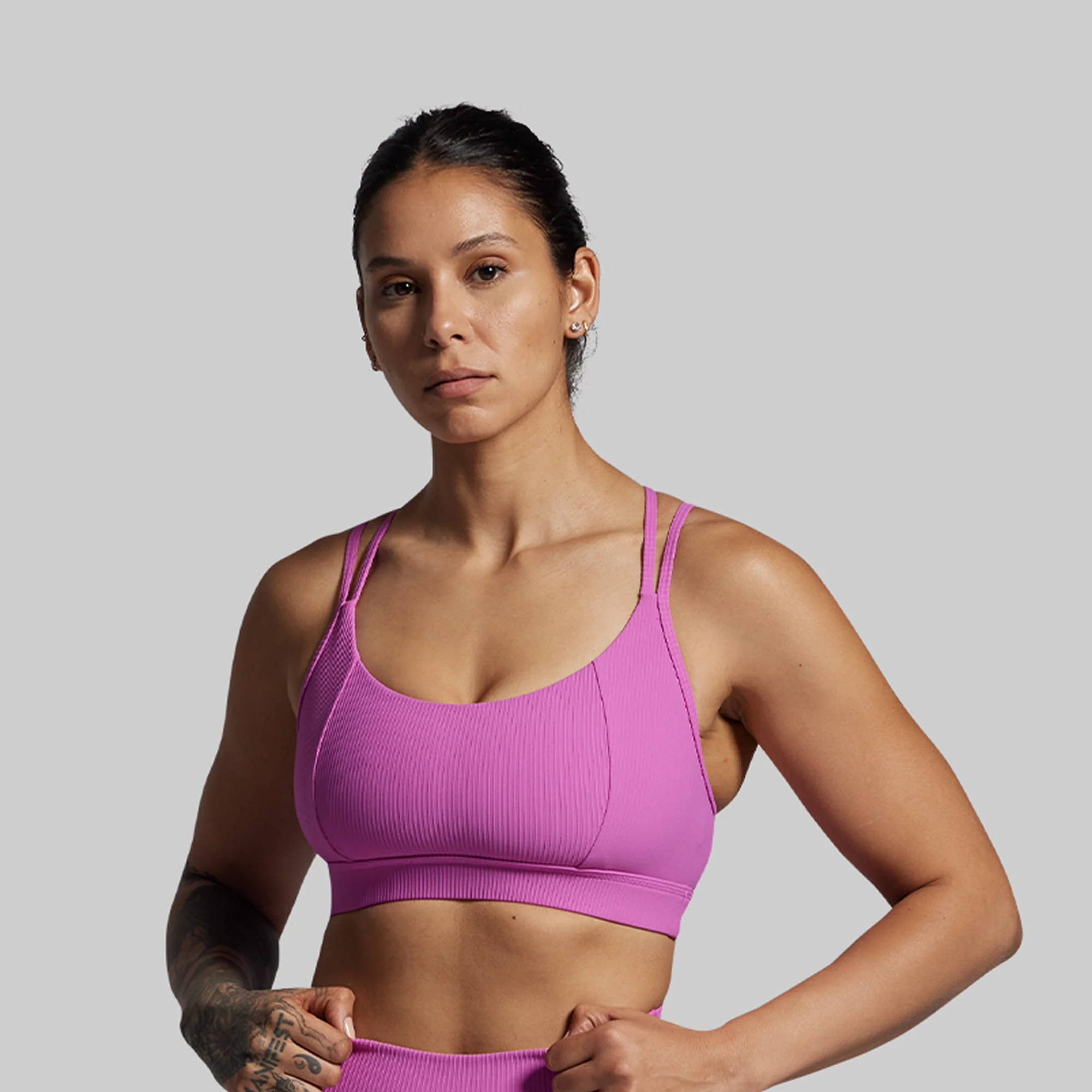 Lotus Sports Bra (Viola) - Image 2