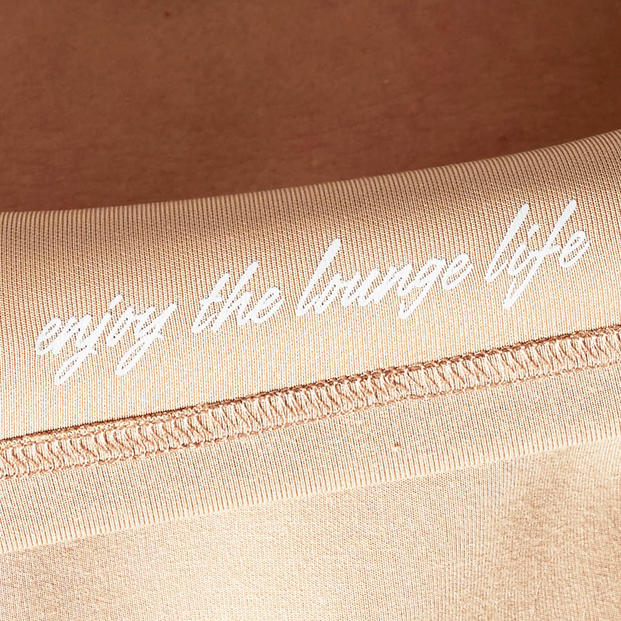 Lounge Lux Cropped Pullover (Mink) - Image 5