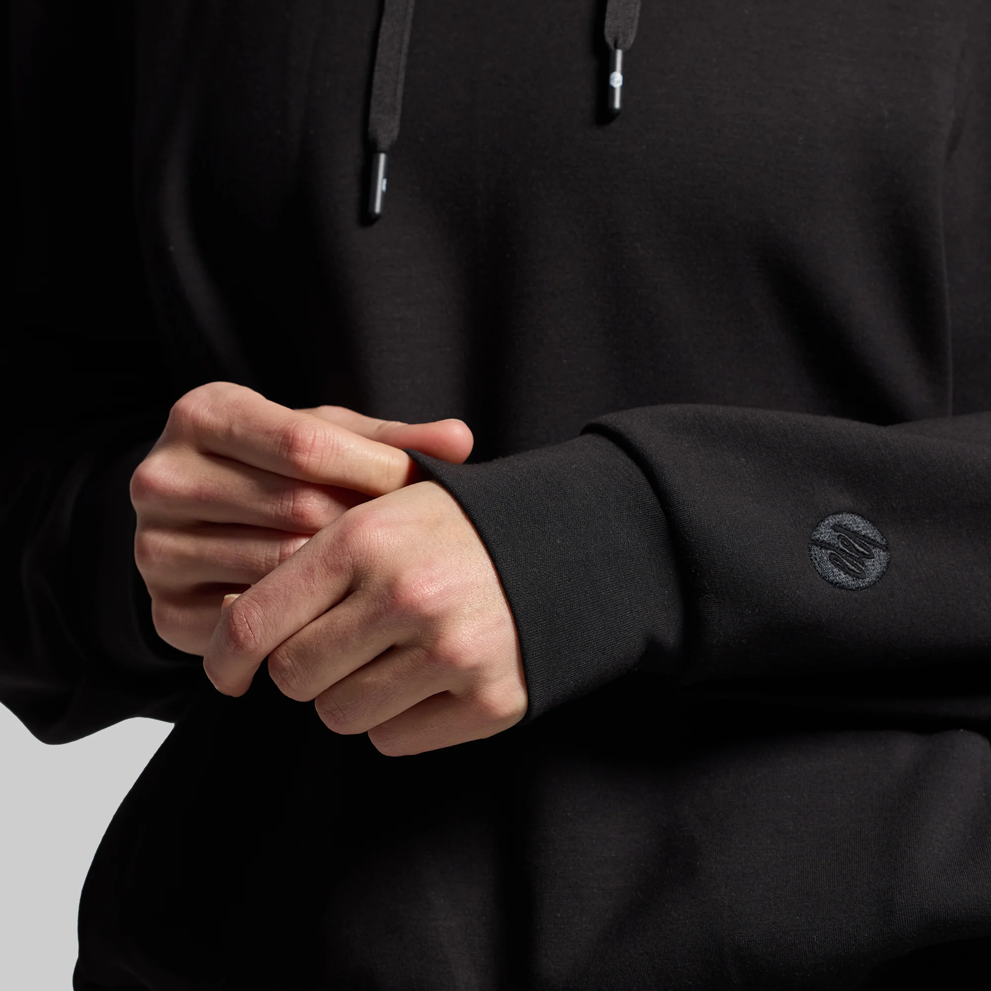 Lounge Lux Hoodie (Black) - Image 5