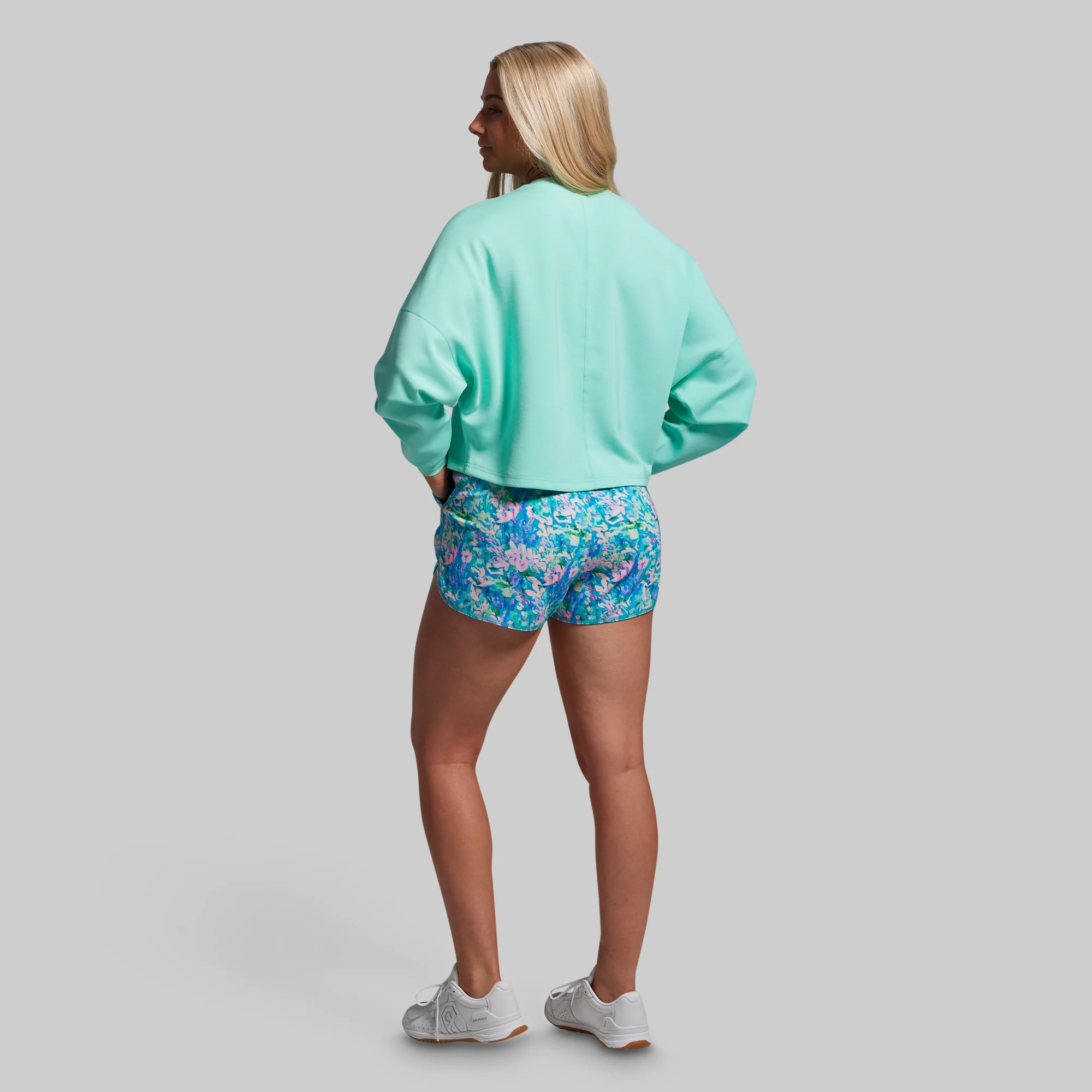 Lounge Lux Cropped Pullover (Jelly Mint) - Image 7