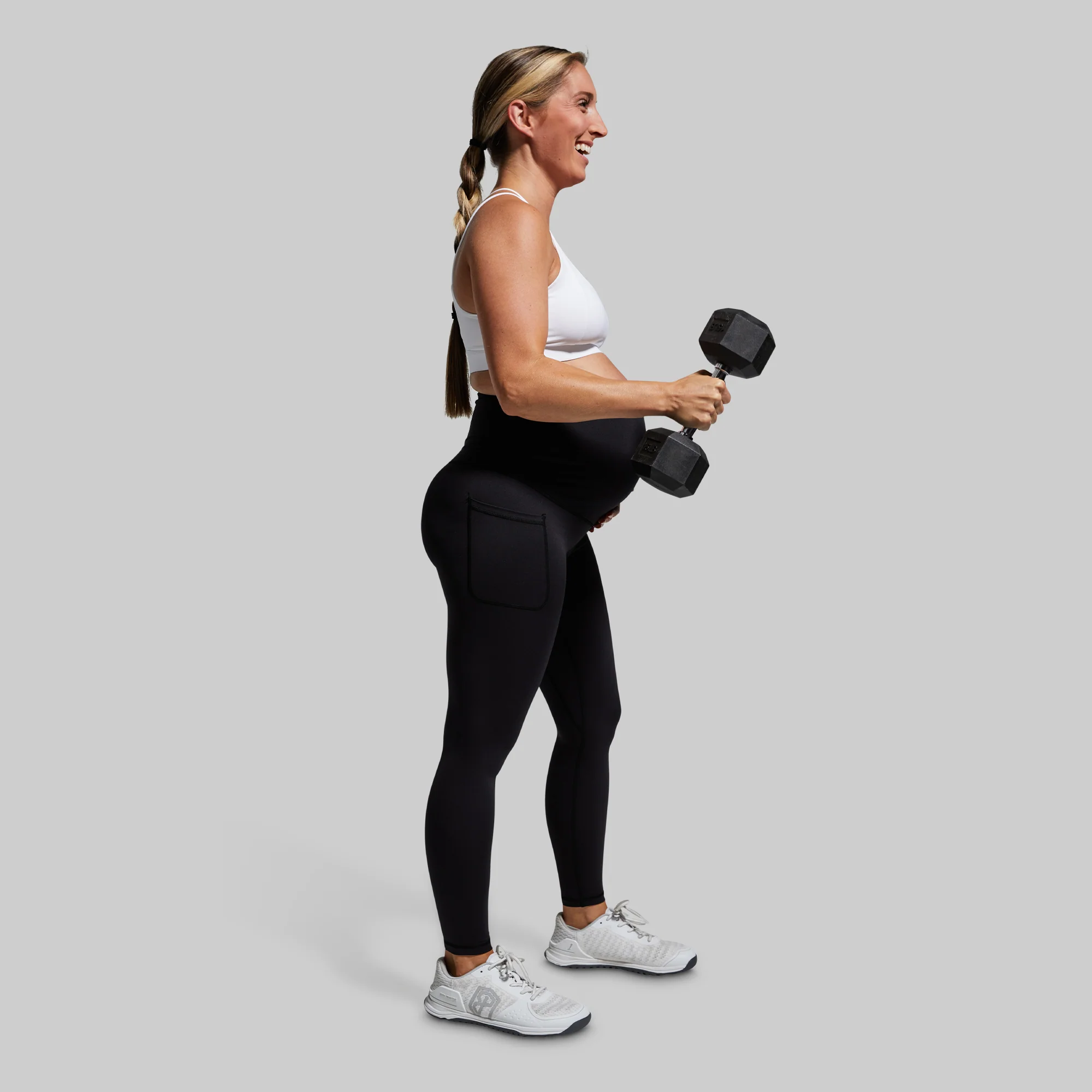 Maternity Legging w/ Pockets (Black) - Image 5