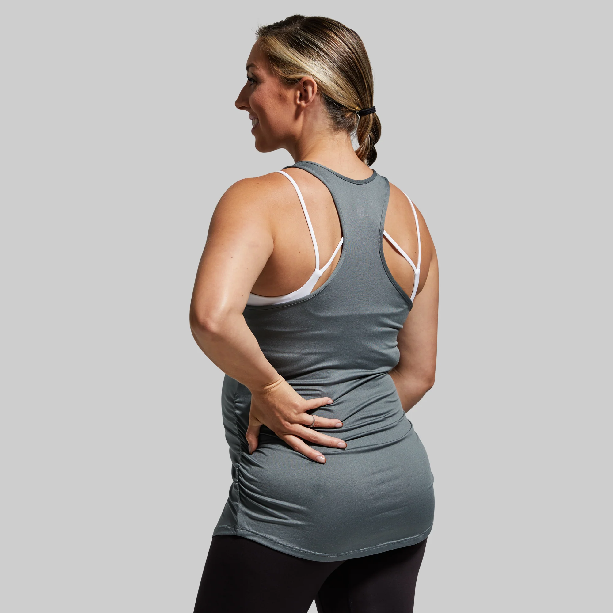 Maternity Staple Tank (Slate) - Image 3