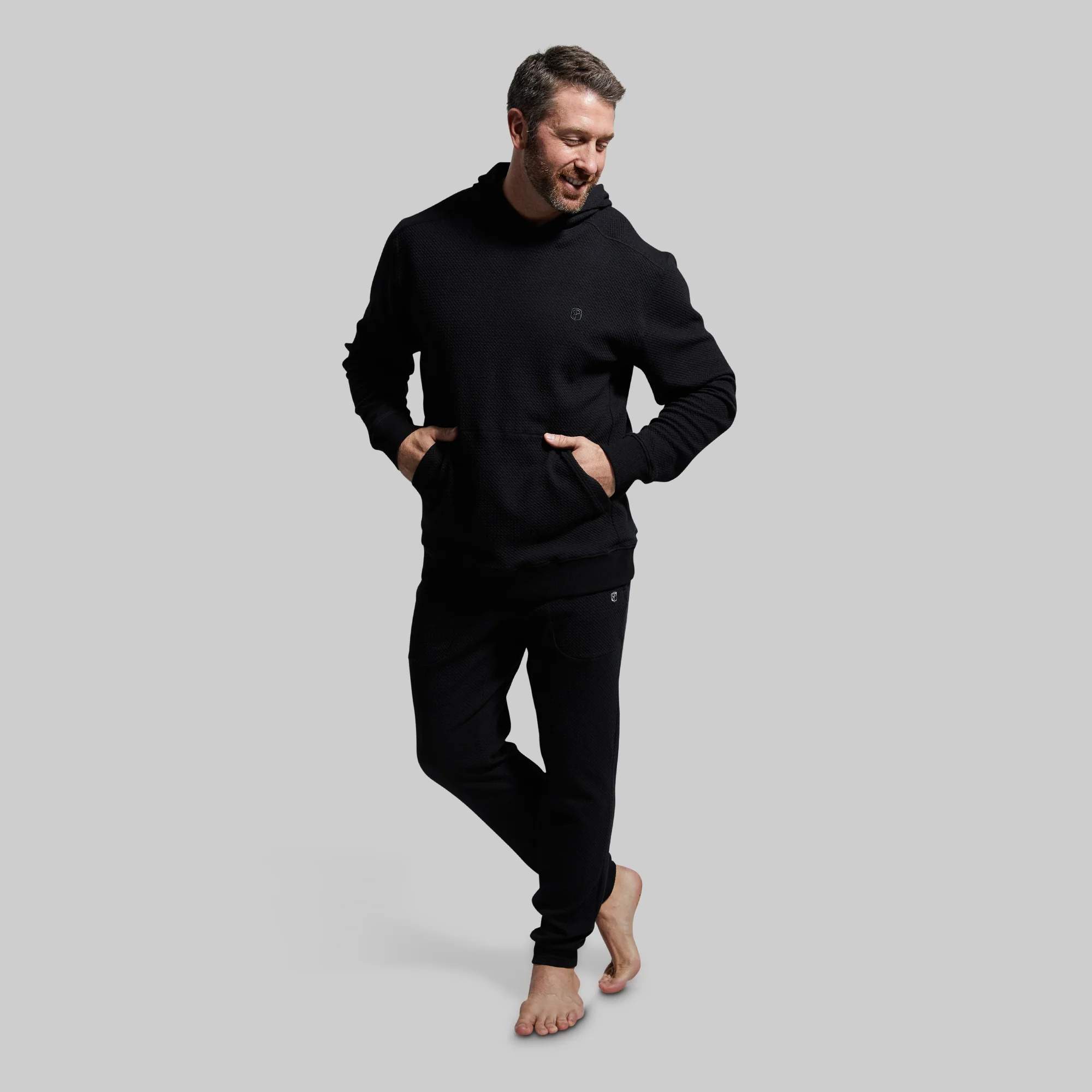 Men's Cloud Hoodie (Black) - Image 7
