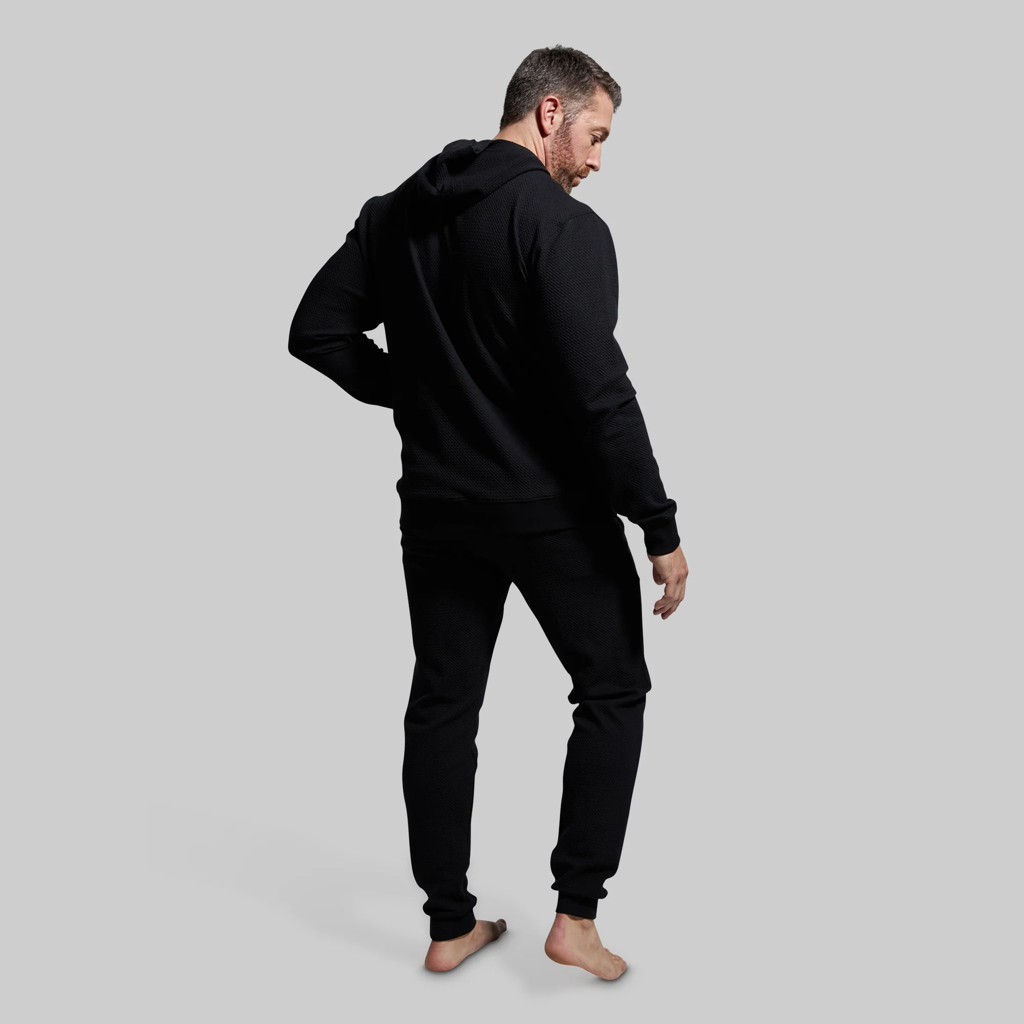 Men's Cloud Hoodie (Black) - Image 8