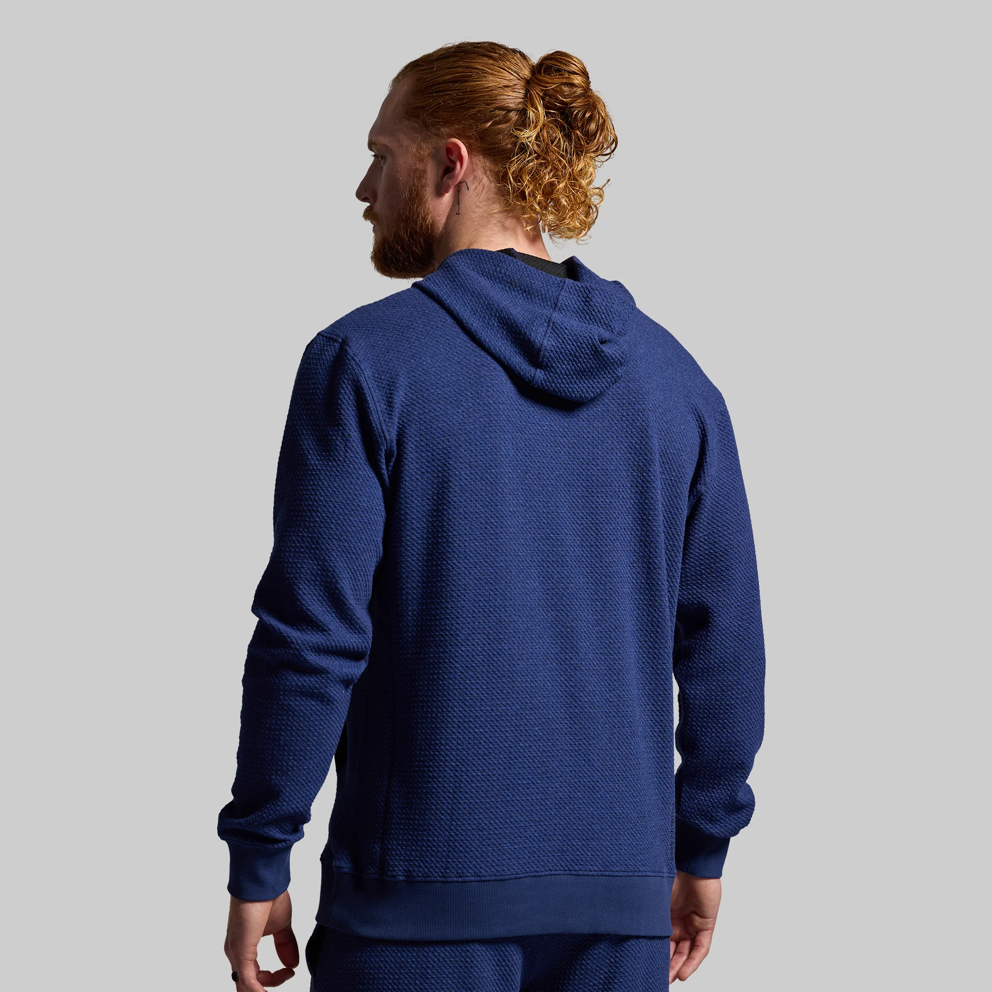 Men's Cloud Hoodie (Heather Midnight Blue) - Image 2