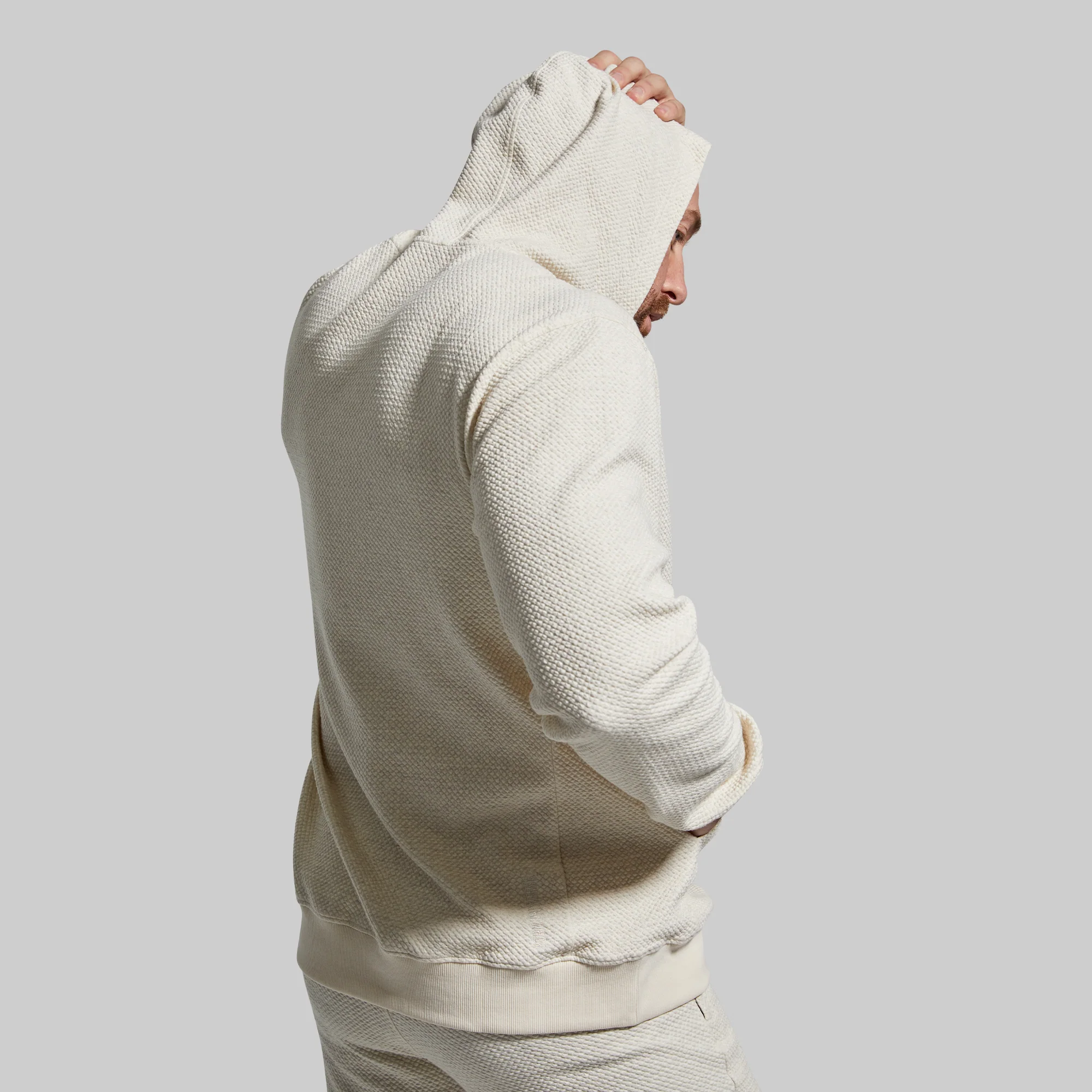 Men's Cloud Hoodie (Heather Oatmeal) - Image 3