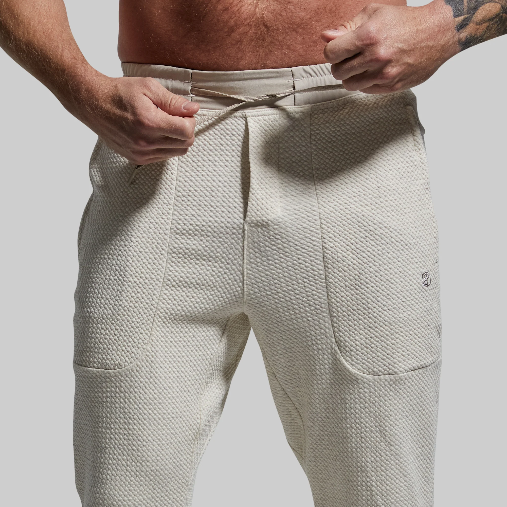 Men's Cloud Jogger (Heather Oatmeal) - Image 3