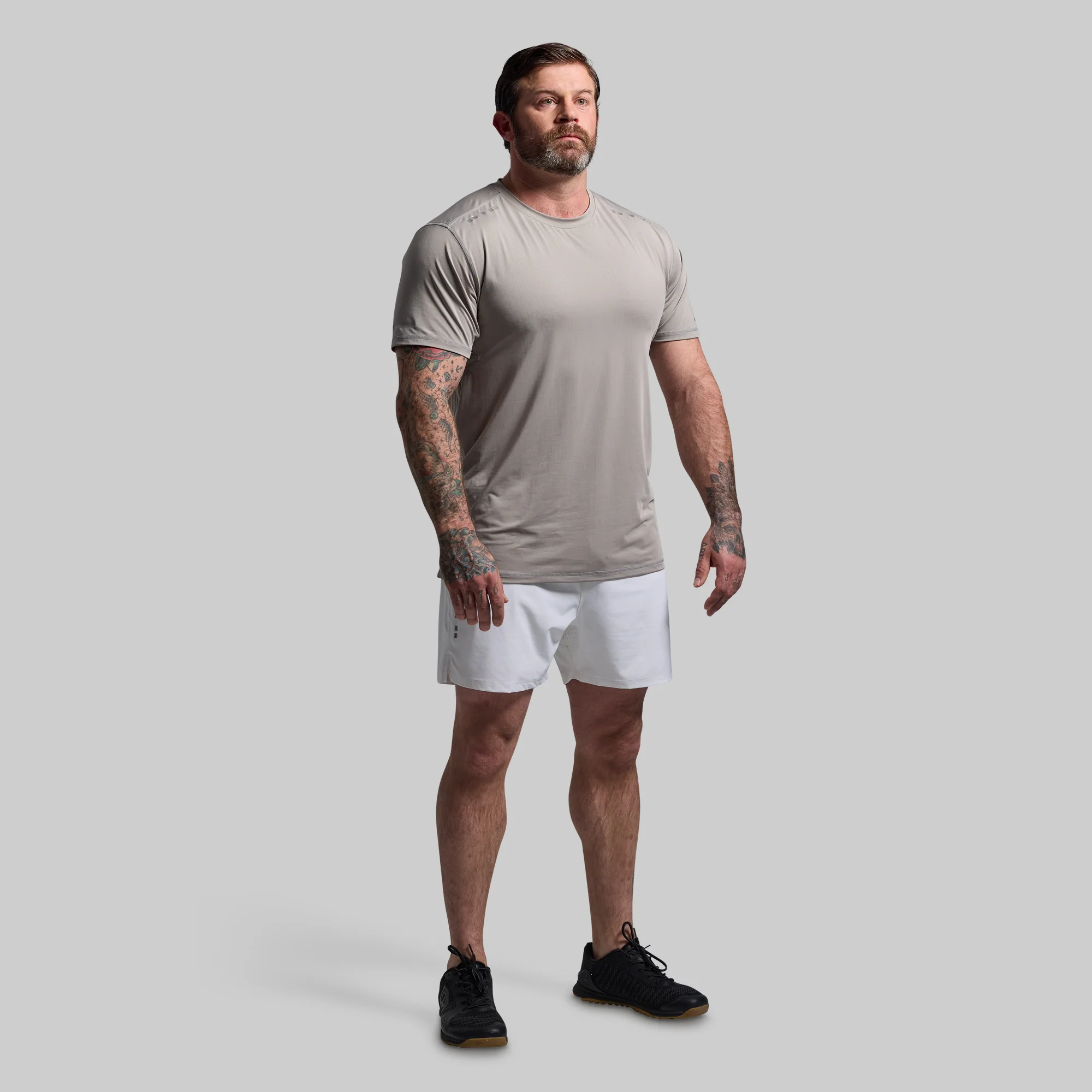 Men's Endurance Short w/ Compression (White) - Image 9
