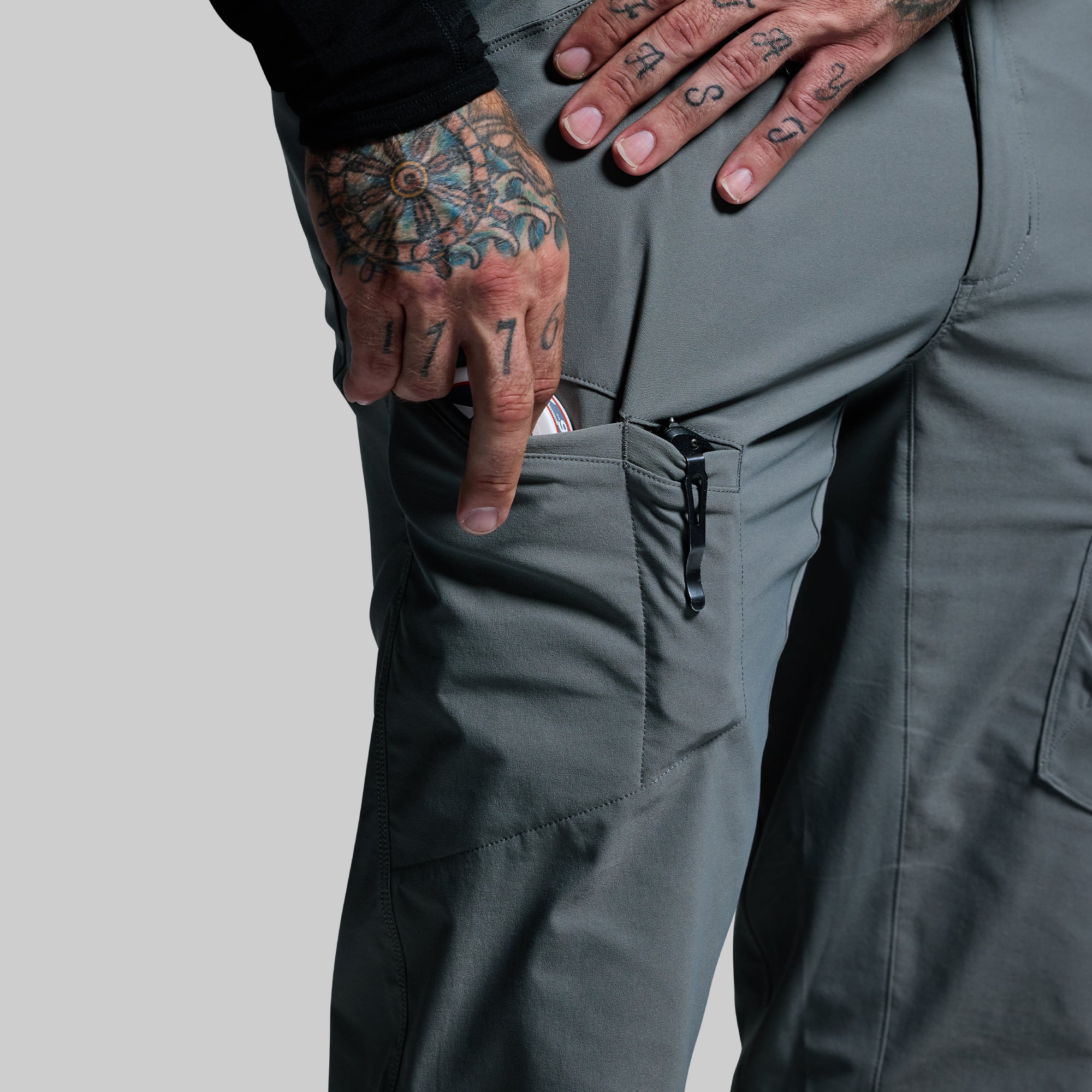Men's Terrain Pant (Wolf Grey) - Image 7