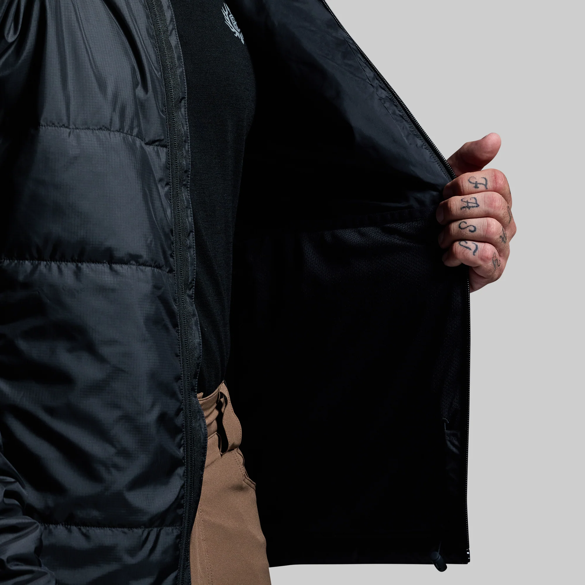 Men's Tundra Jacket Light 2.0 (Black) - Image 6