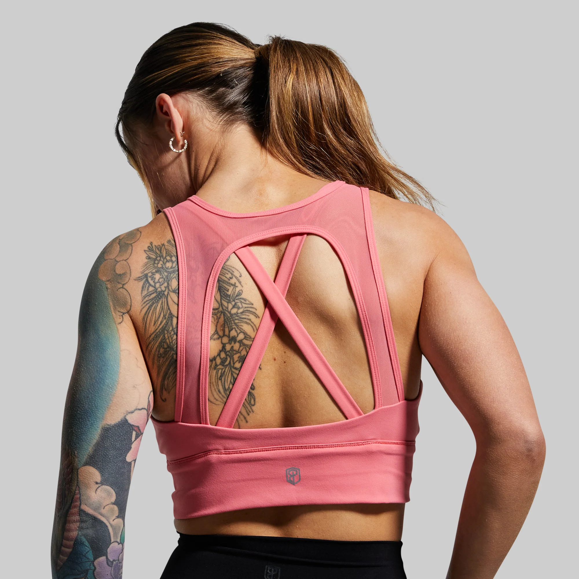 Milk and Muscles Nursing Sports Bra (Peach) - Image 2