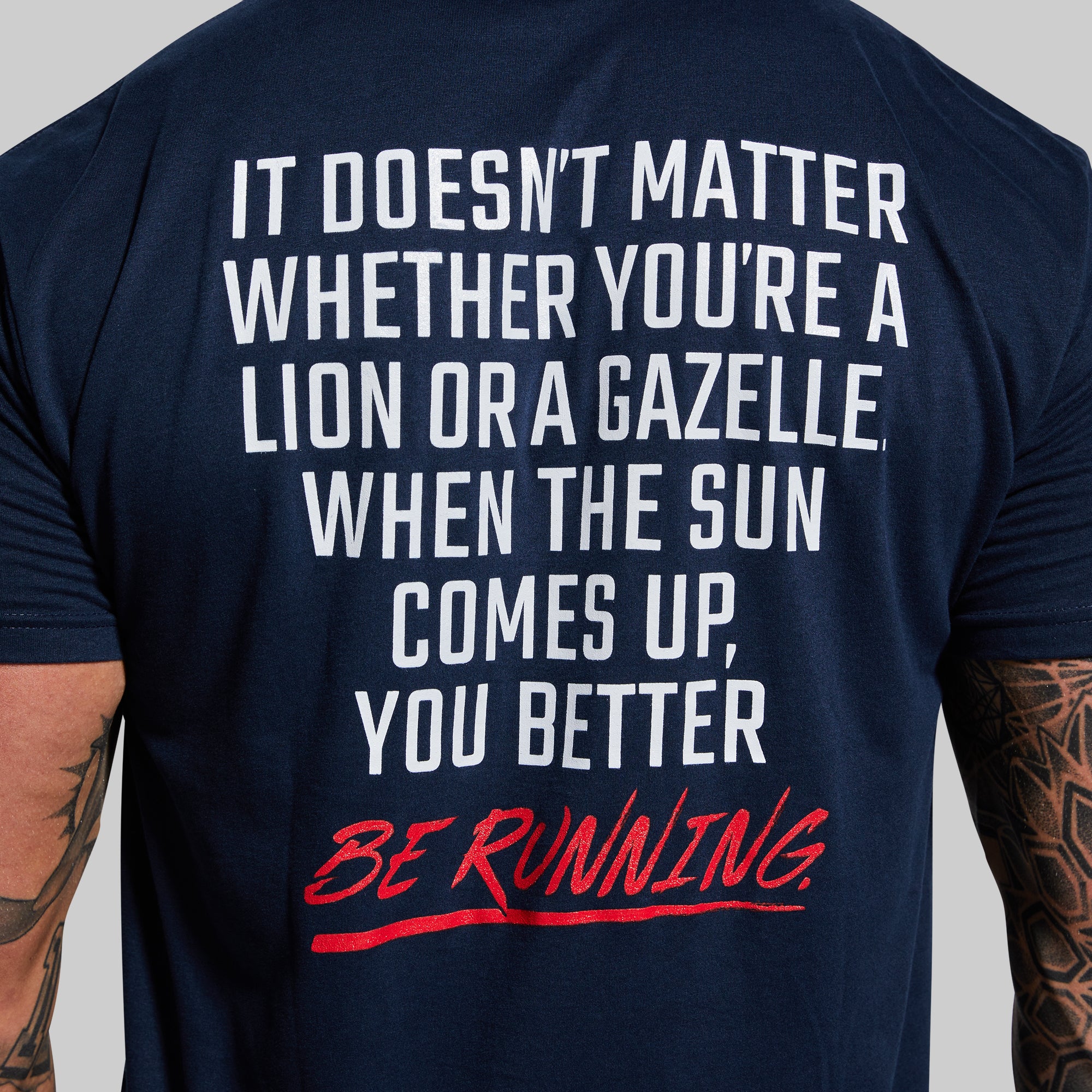 Modern Savage T-Shirt (Midnight Navy) - Image 3