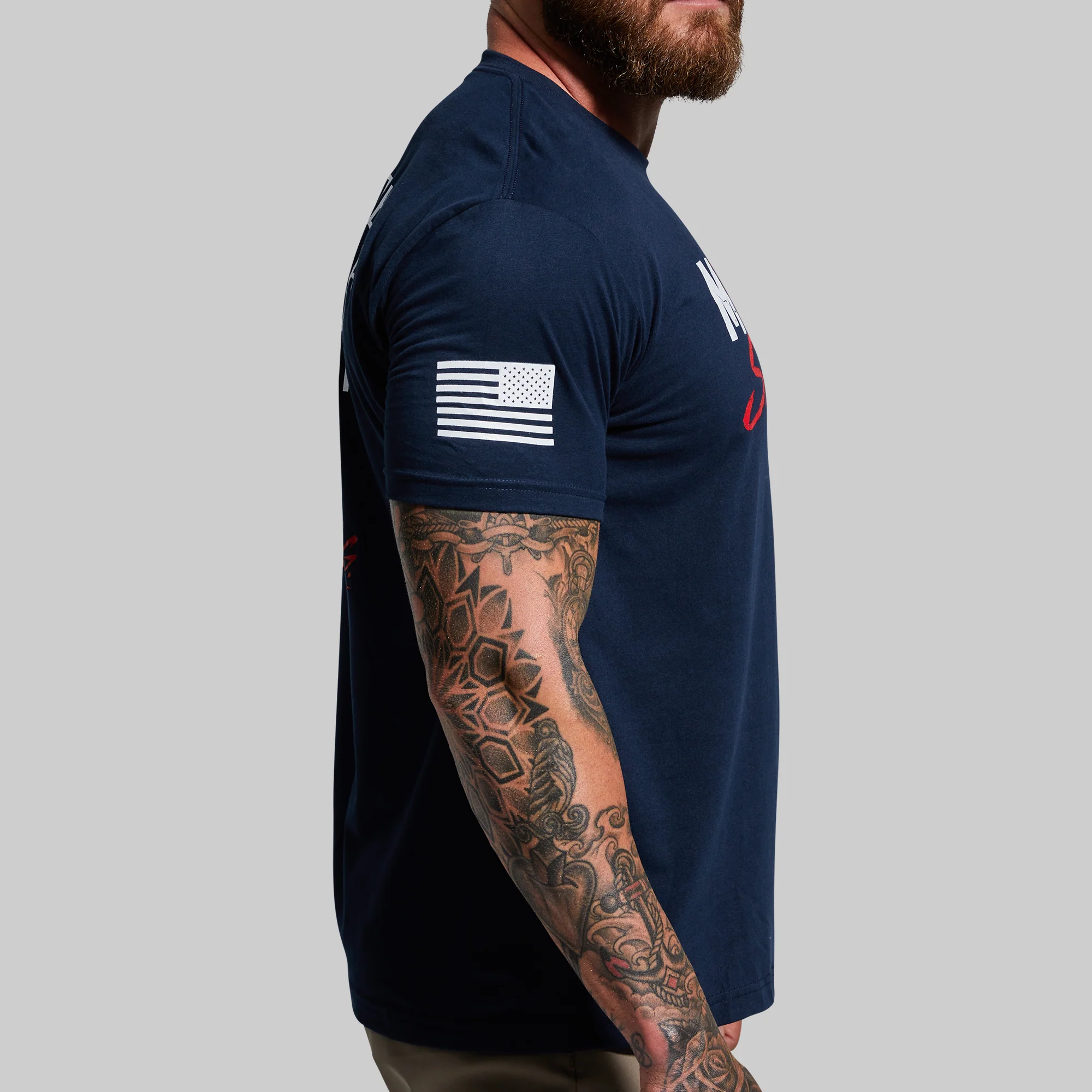 Modern Savage T-Shirt (Midnight Navy) - Image 4