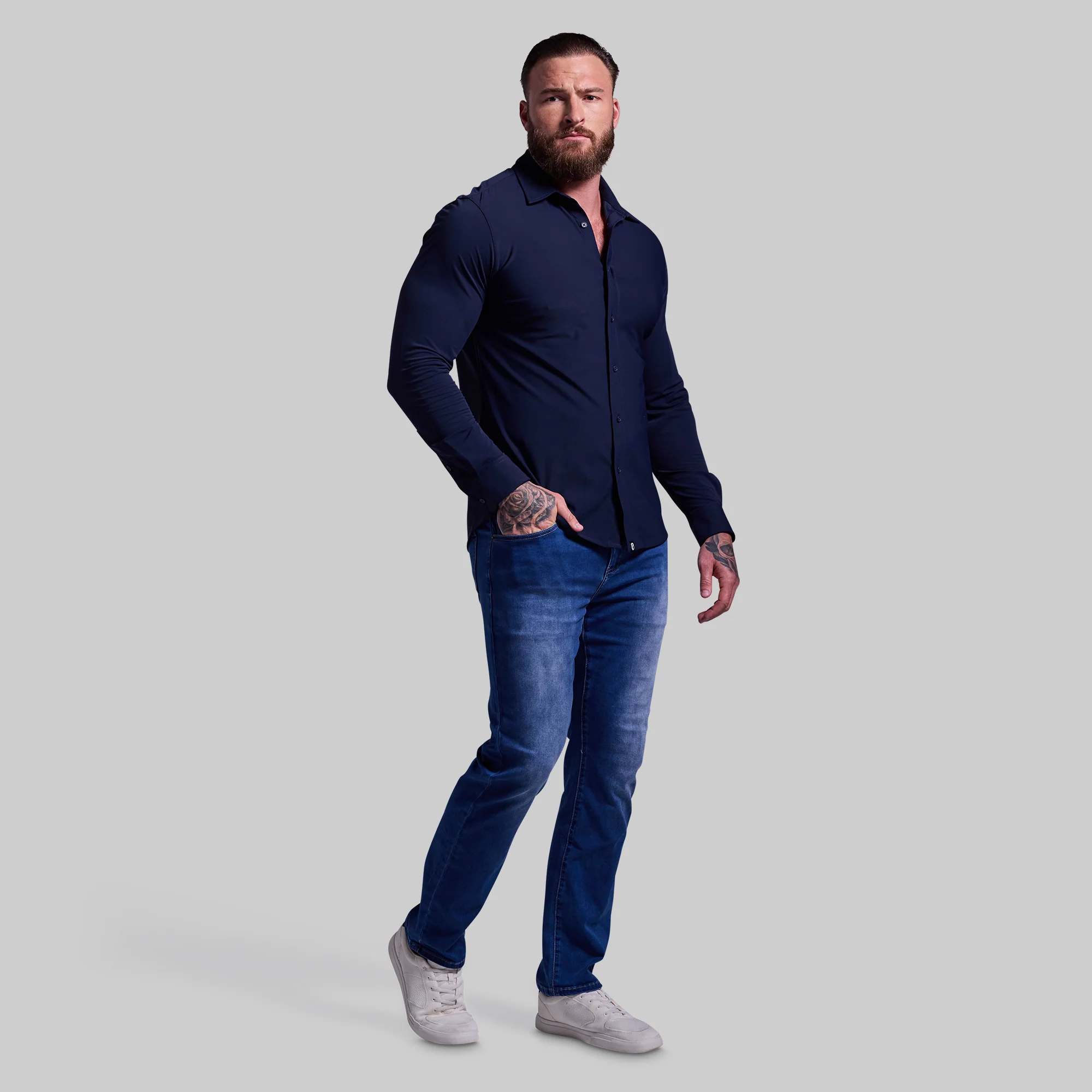 Network Long Sleeve (BP Navy) - Image 6