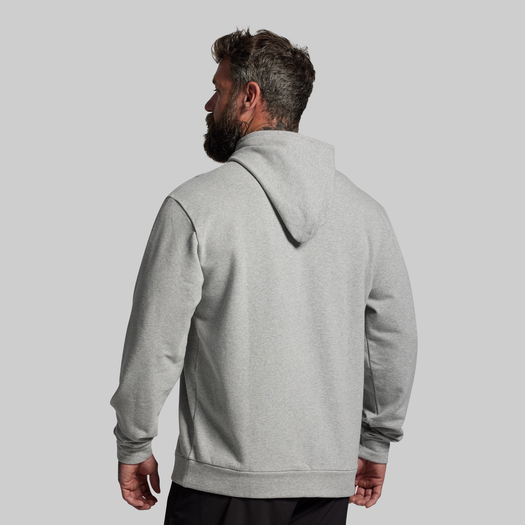 No Excuses Men's Unmatched Hoodie (Heather Grey) - Image 2
