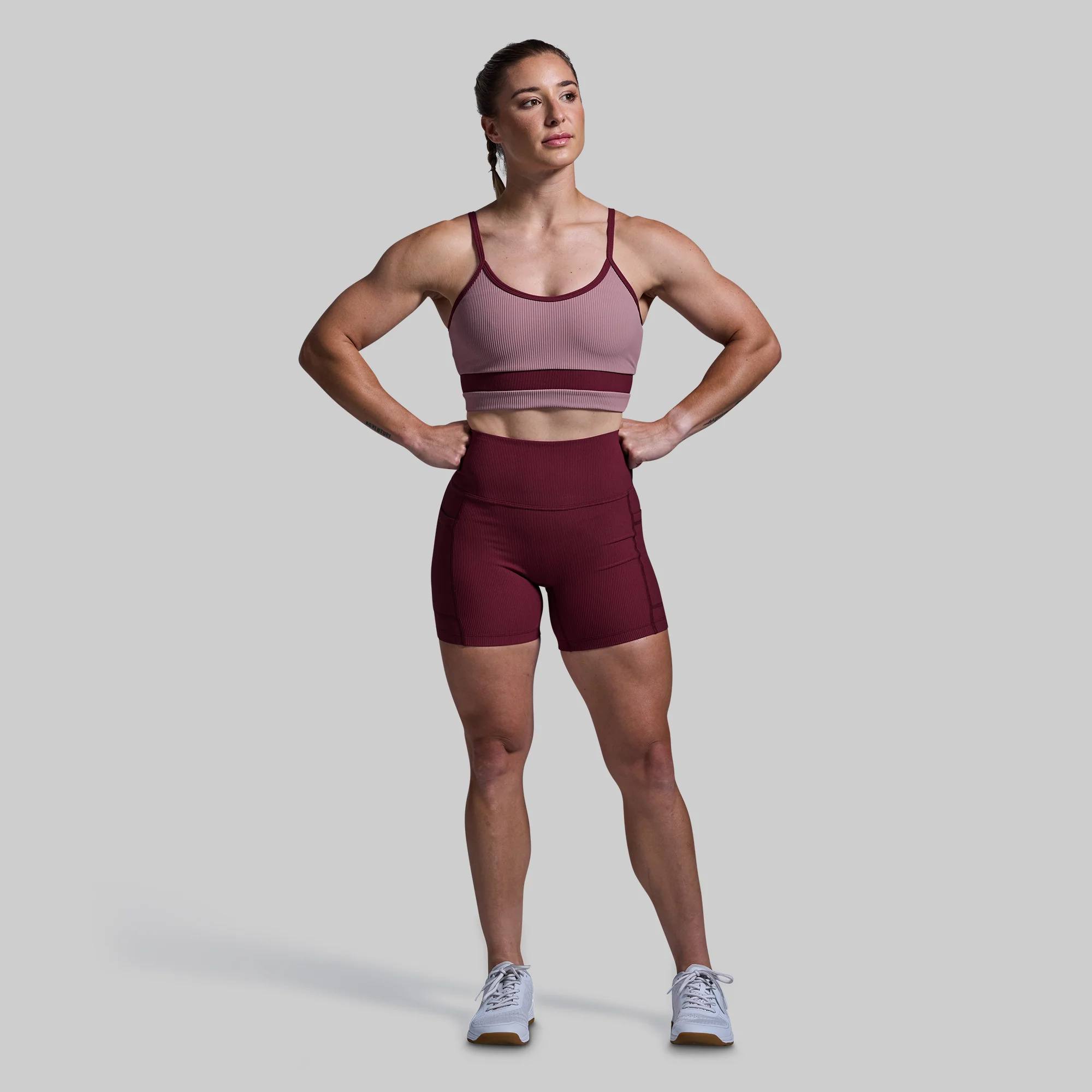 Out of Line Sports Bra (Antique Mauve) - Image 5
