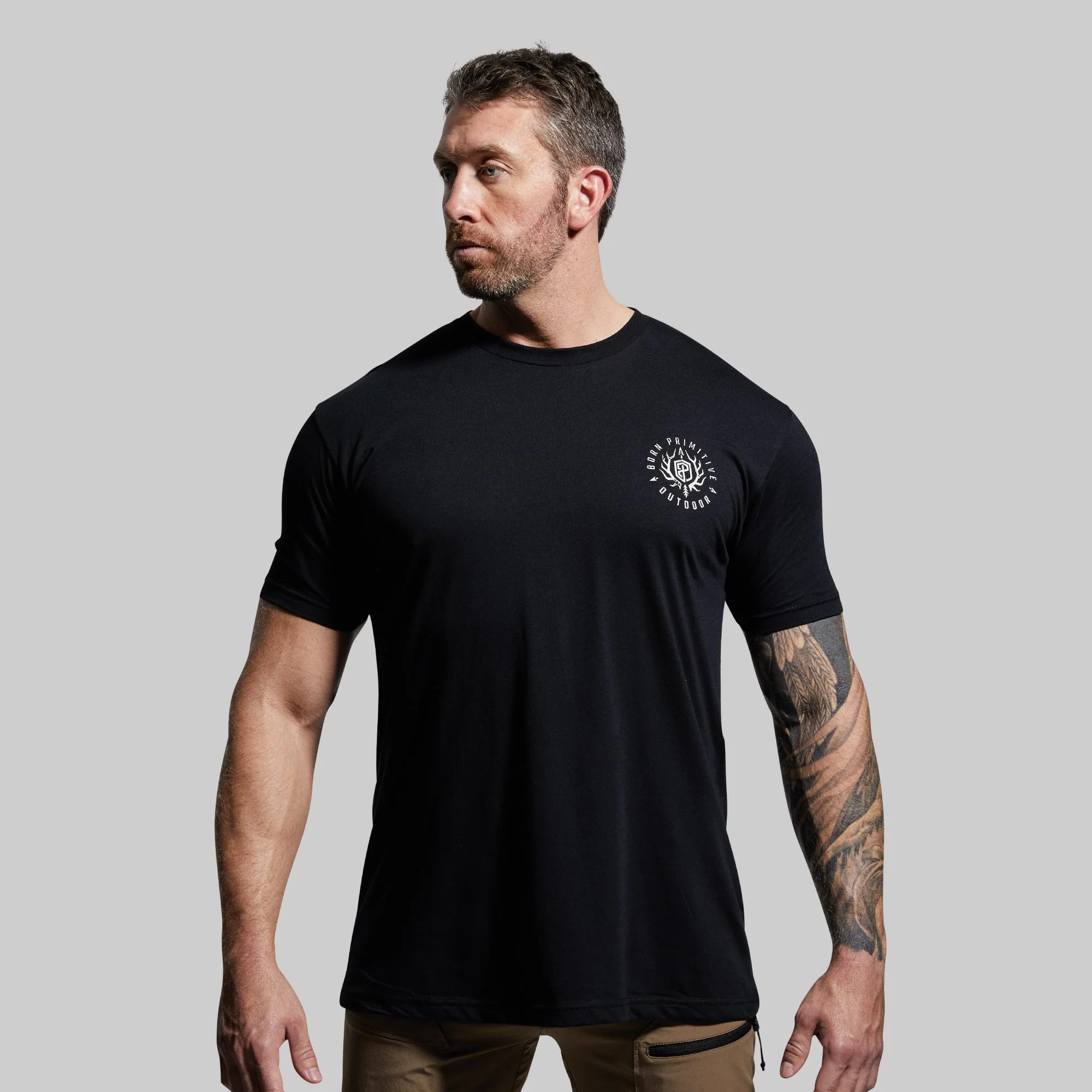 Outdoor Bighorn Tee (Black) - Image 4