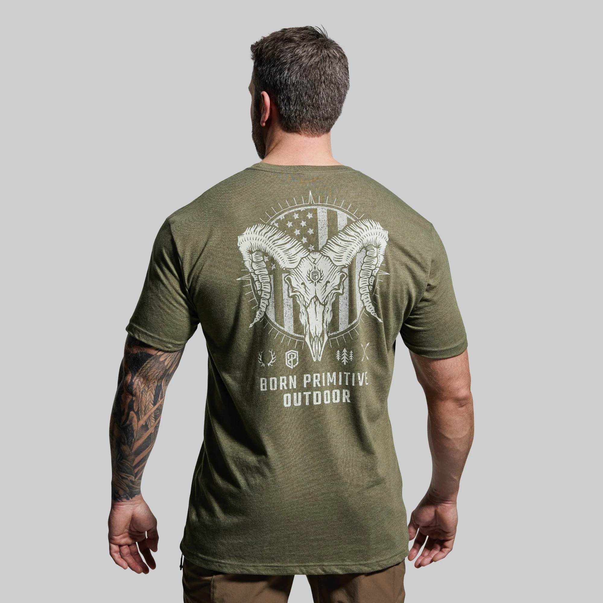 Outdoor Bighorn Tee (Tactical Green) - Image 4