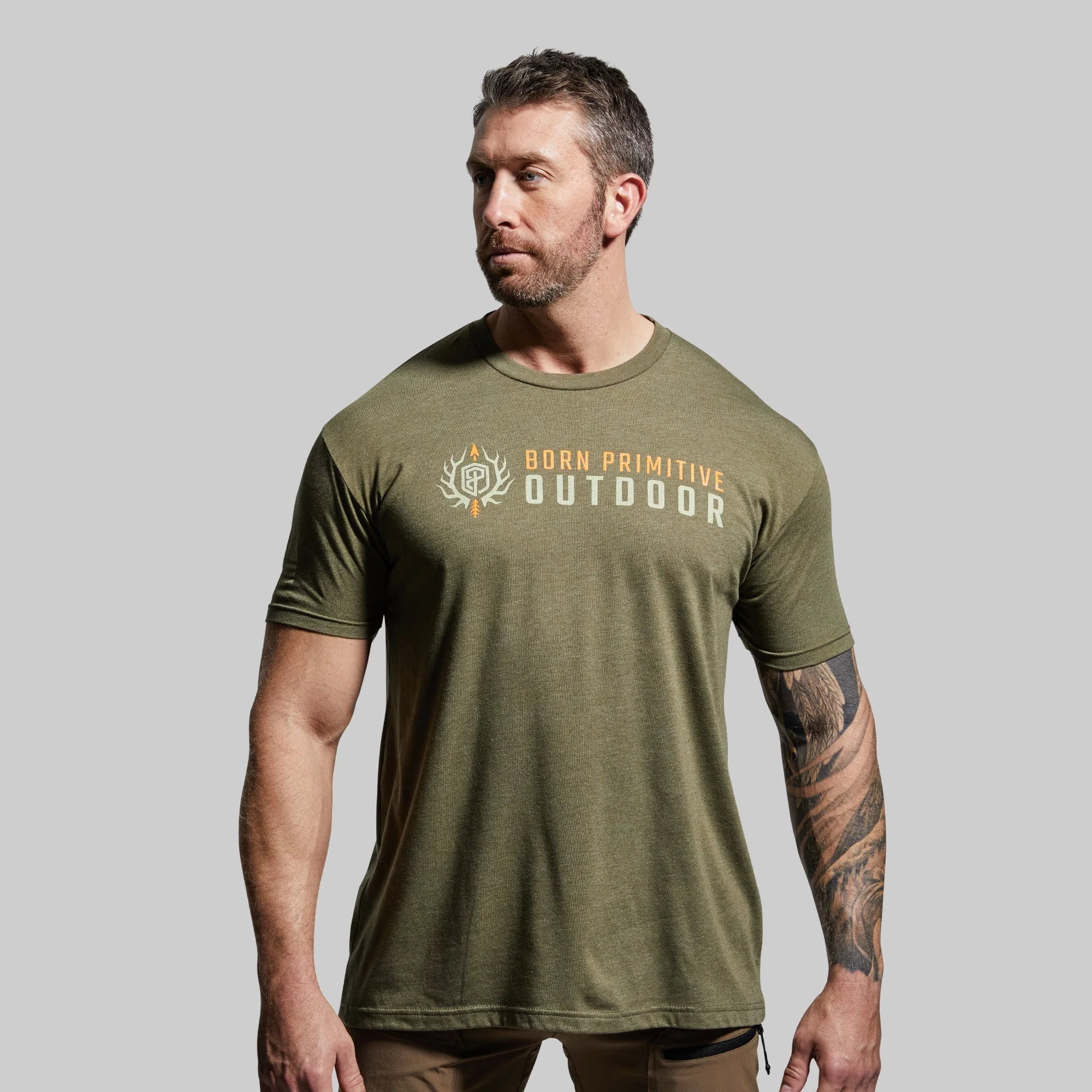 Outdoor Brand Tee (Tactical Green) - Image 2