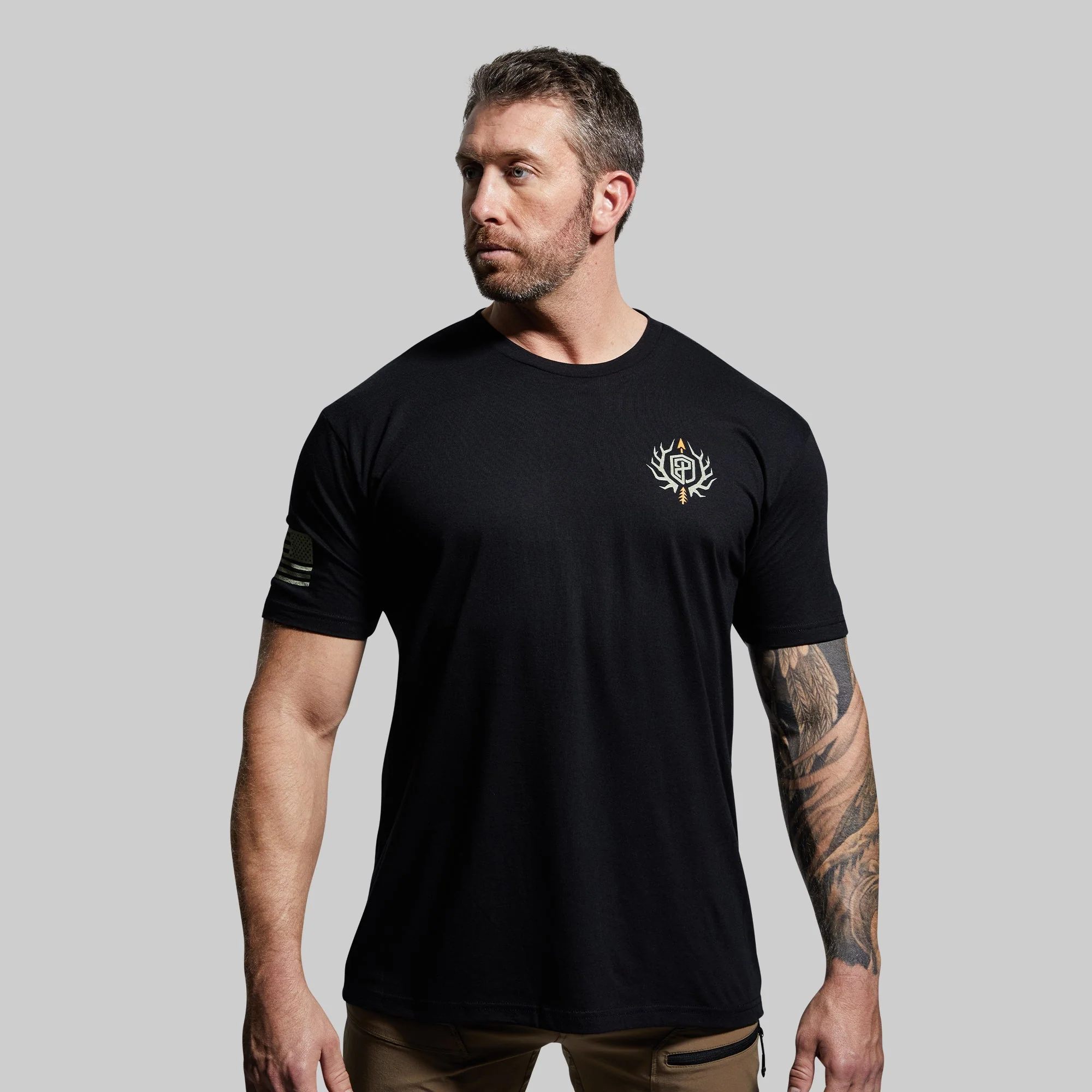 Outdoor Emblem Tee (Black) - Image 2