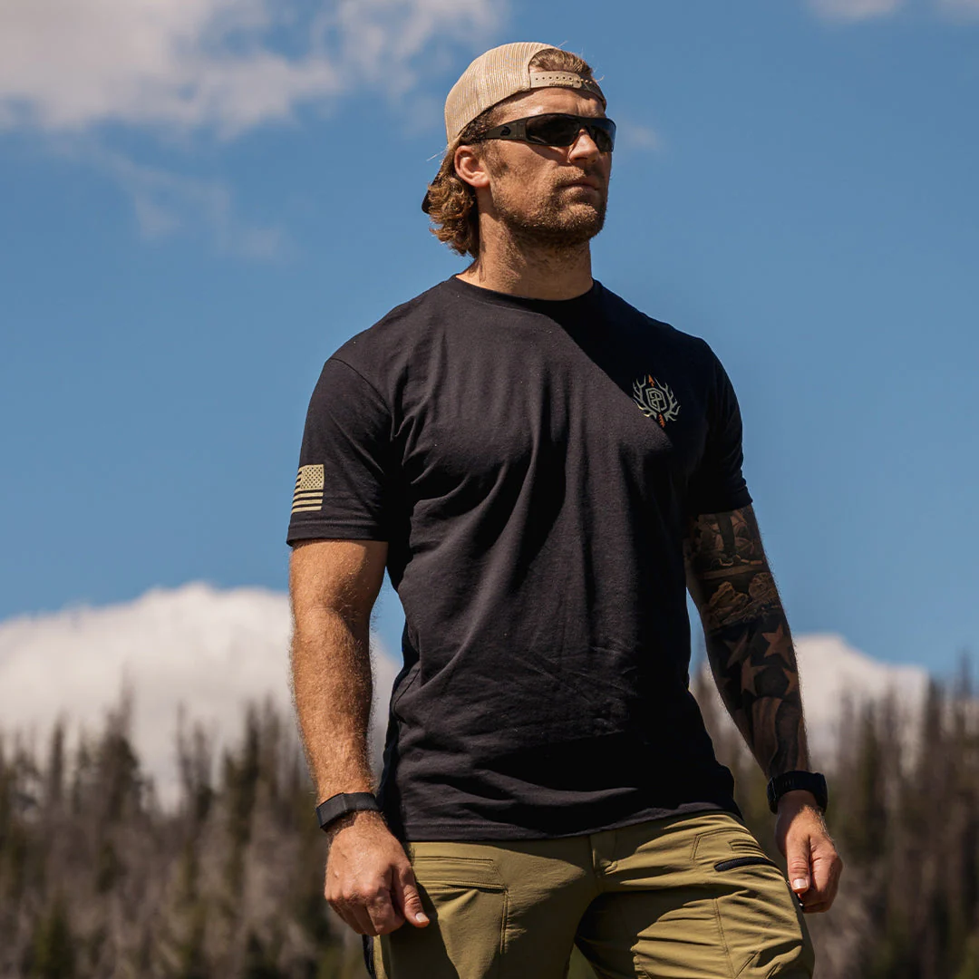 Outdoor Emblem Tee (Black) - Image 8