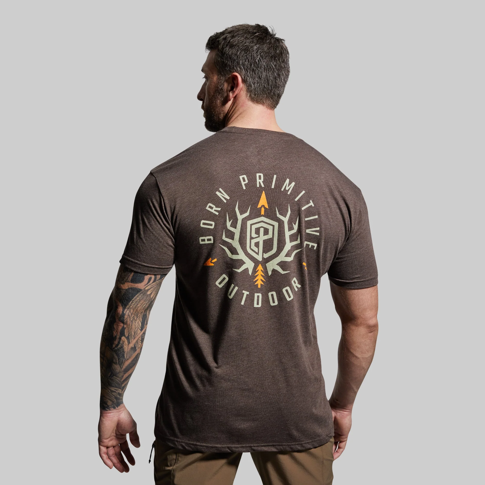 Outdoor Emblem Tee (Chestnut) - Image 3